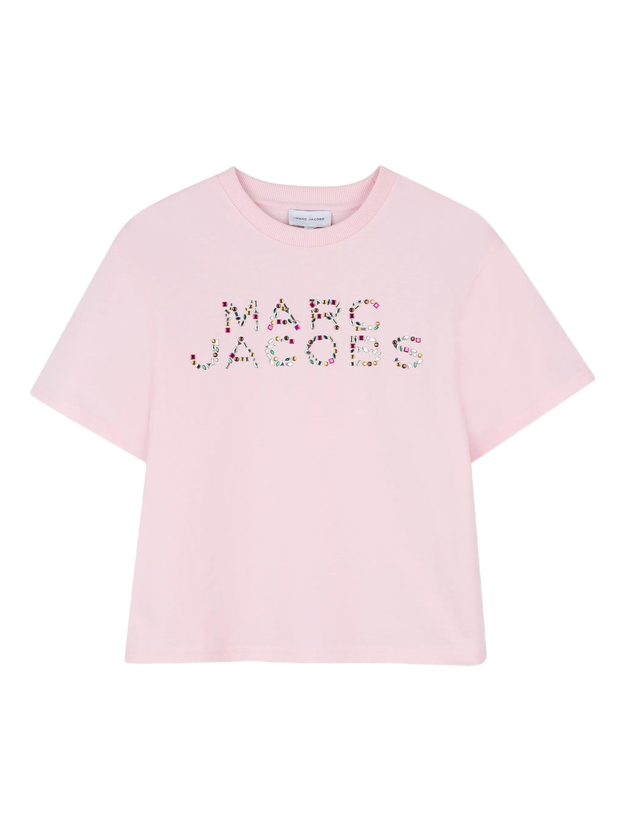 T-shirt decorata con logo W60746 475 MARC JACOBS 