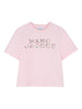 T-shirt decorata con logo