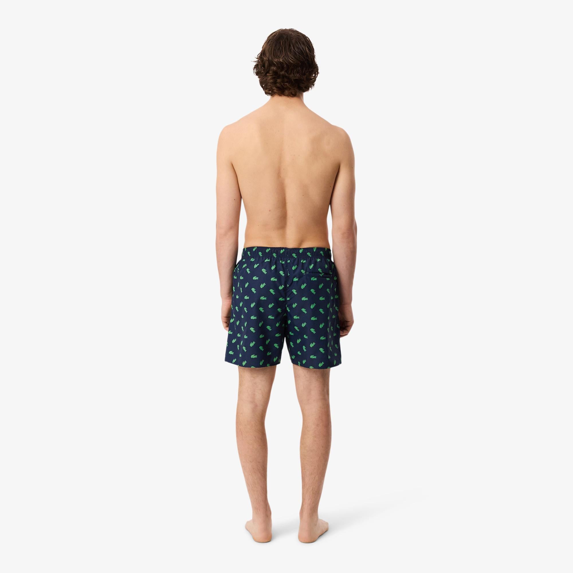 Boxer mare medi con stampa coccodrillo MH1851 166 LACOSTE 