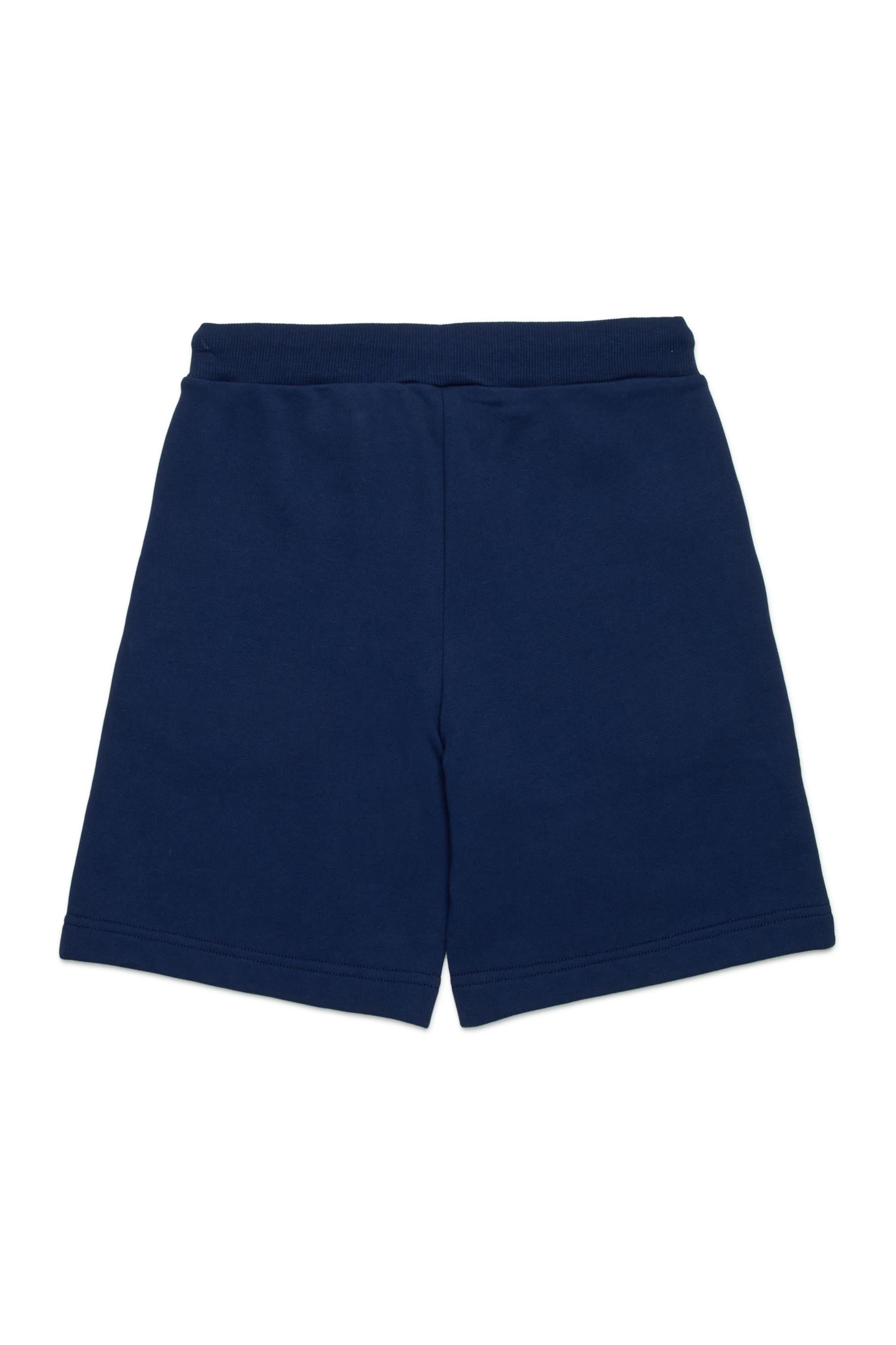 D2Kids Junior Fleece Shorts College Print Blue DQ2752D0ACC DQ880 DSQUARED2 