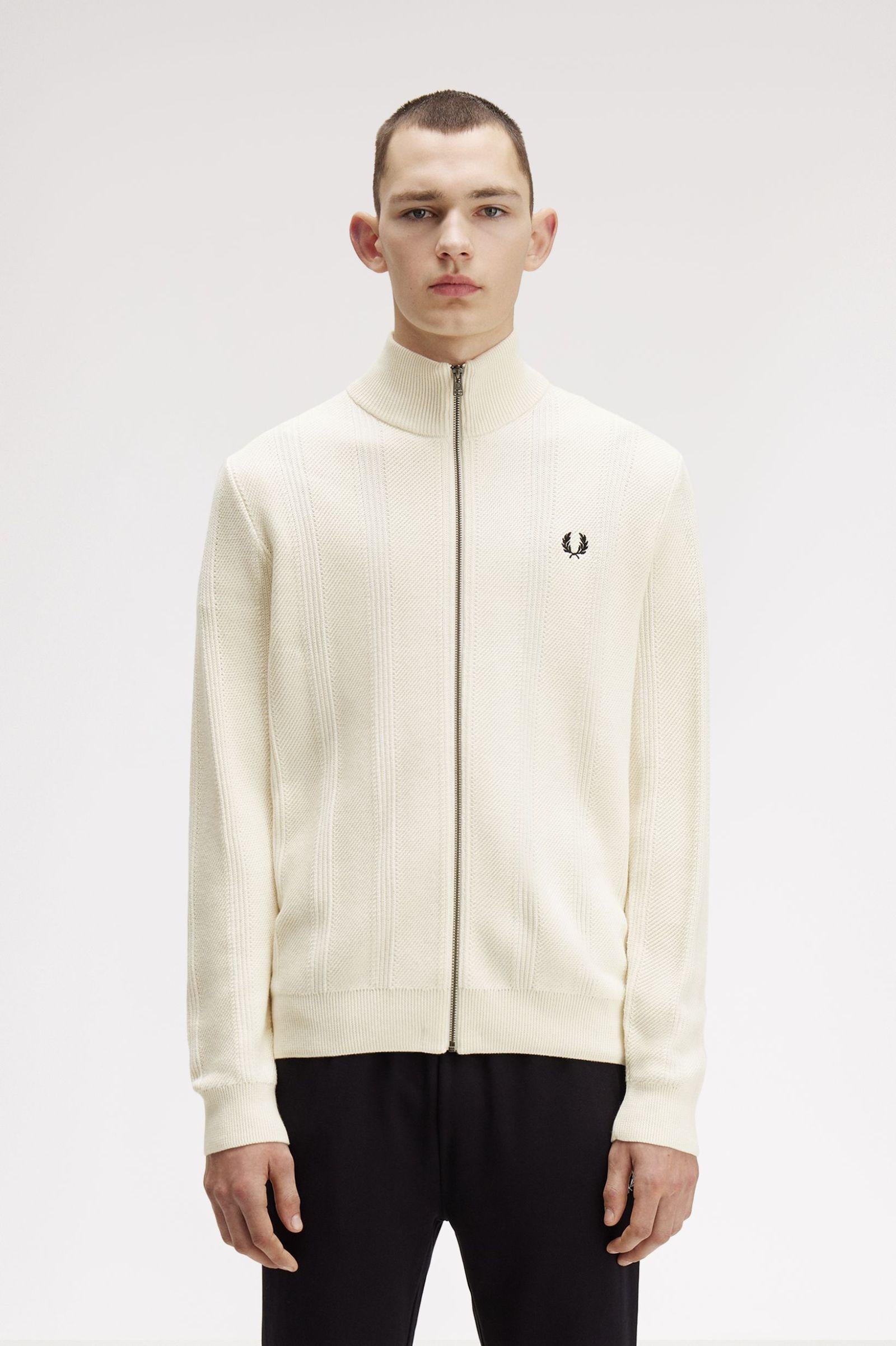 Cardigan textured K130455 560 FRED PERRY 