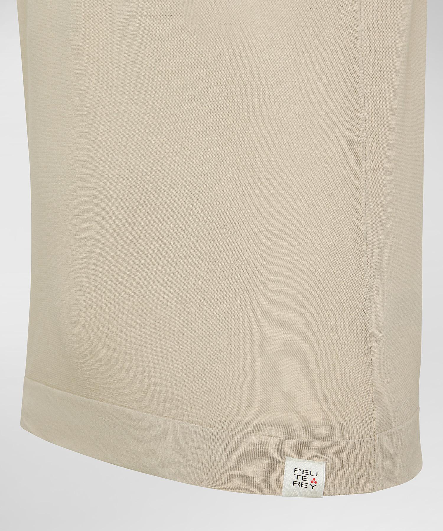 Malaga FRS 03 Polo classica in Tricot di cotone amaretto PEU5456 859 PEUTEREY 