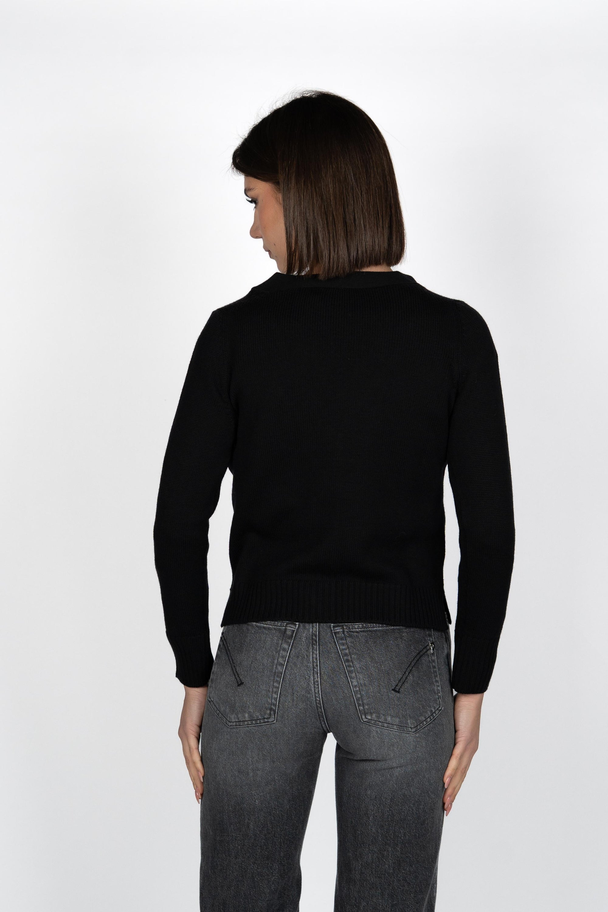 Cardigan 3 Fili In Lana Merino 13206/14200 099 GRAN SASSO 