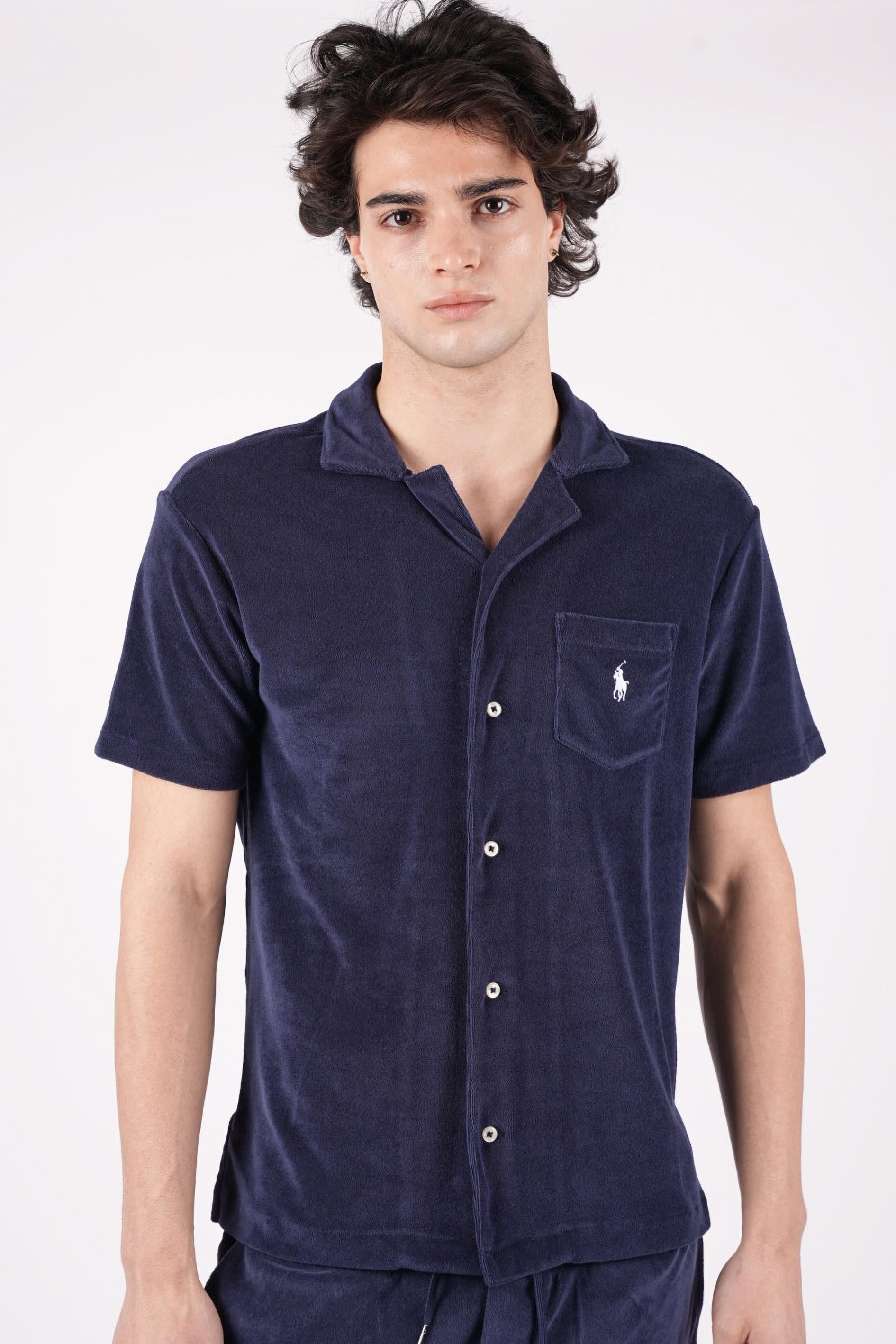 Camicia con logo ricamato 710A12489 002 POLO RALPH LAUREN 