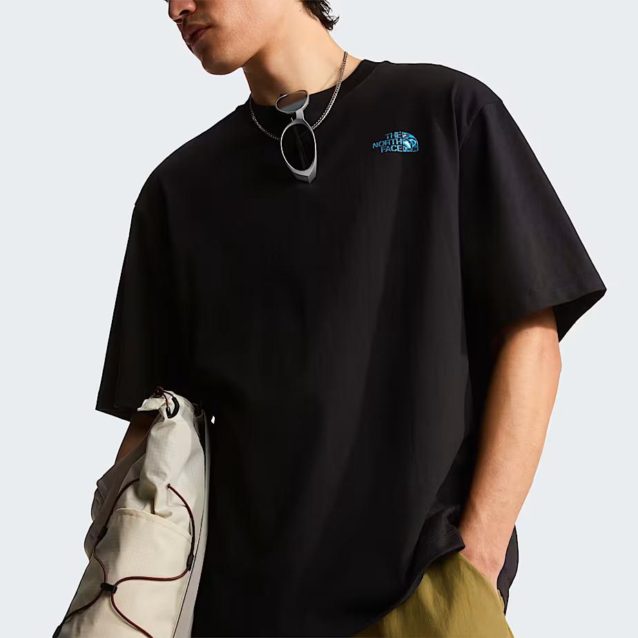 T-shirt Liquid NSE Box Oversized Graphic NF0A8G9W JK31 THE NORTH FACE 
