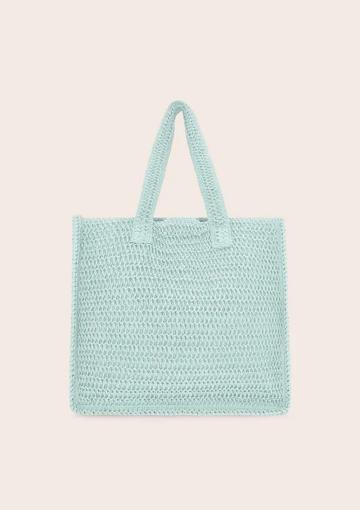 Tote Summer Bag Verde Acqua A055 AQ F**K 