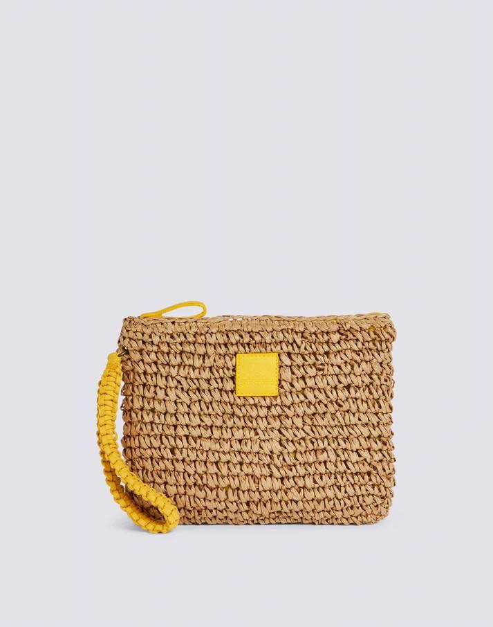 Mini borsa in paper straw AW740ABPA100 12300 SUNDEK 