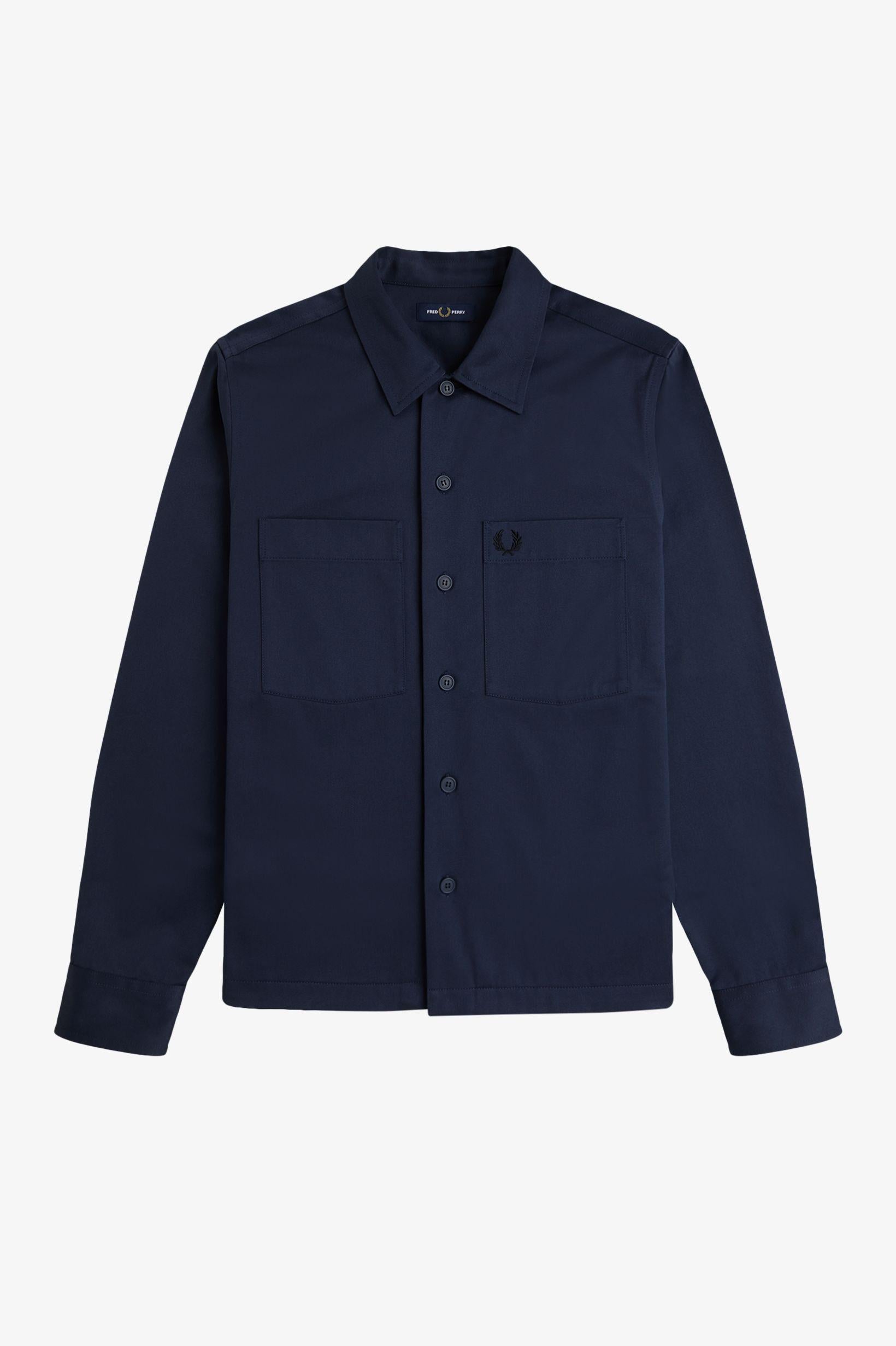 Overshirt con logo M240057 738 FRED PERRY 