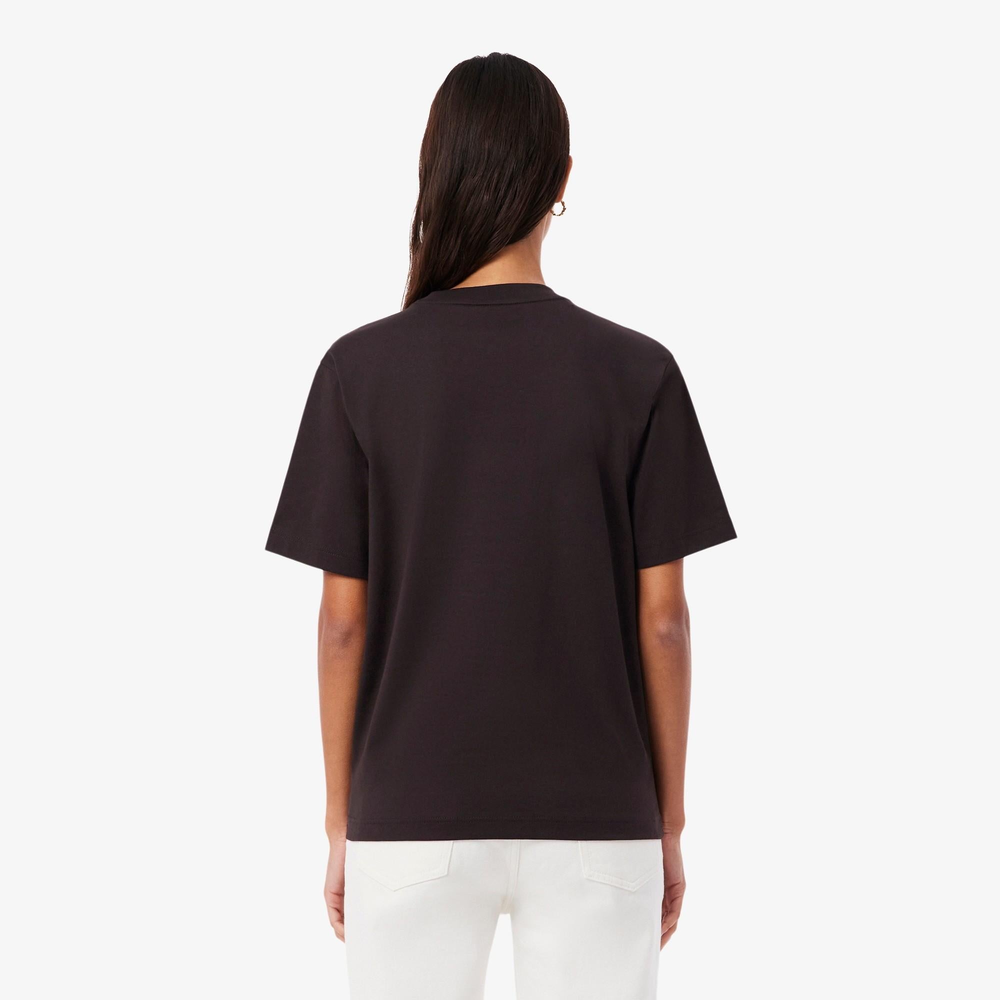 T-shirt in morbido cotone relaxed fit TF7215 3LA LACOSTE 
