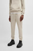 Pantaloni della tuta in terry di cotone con toppa con logo