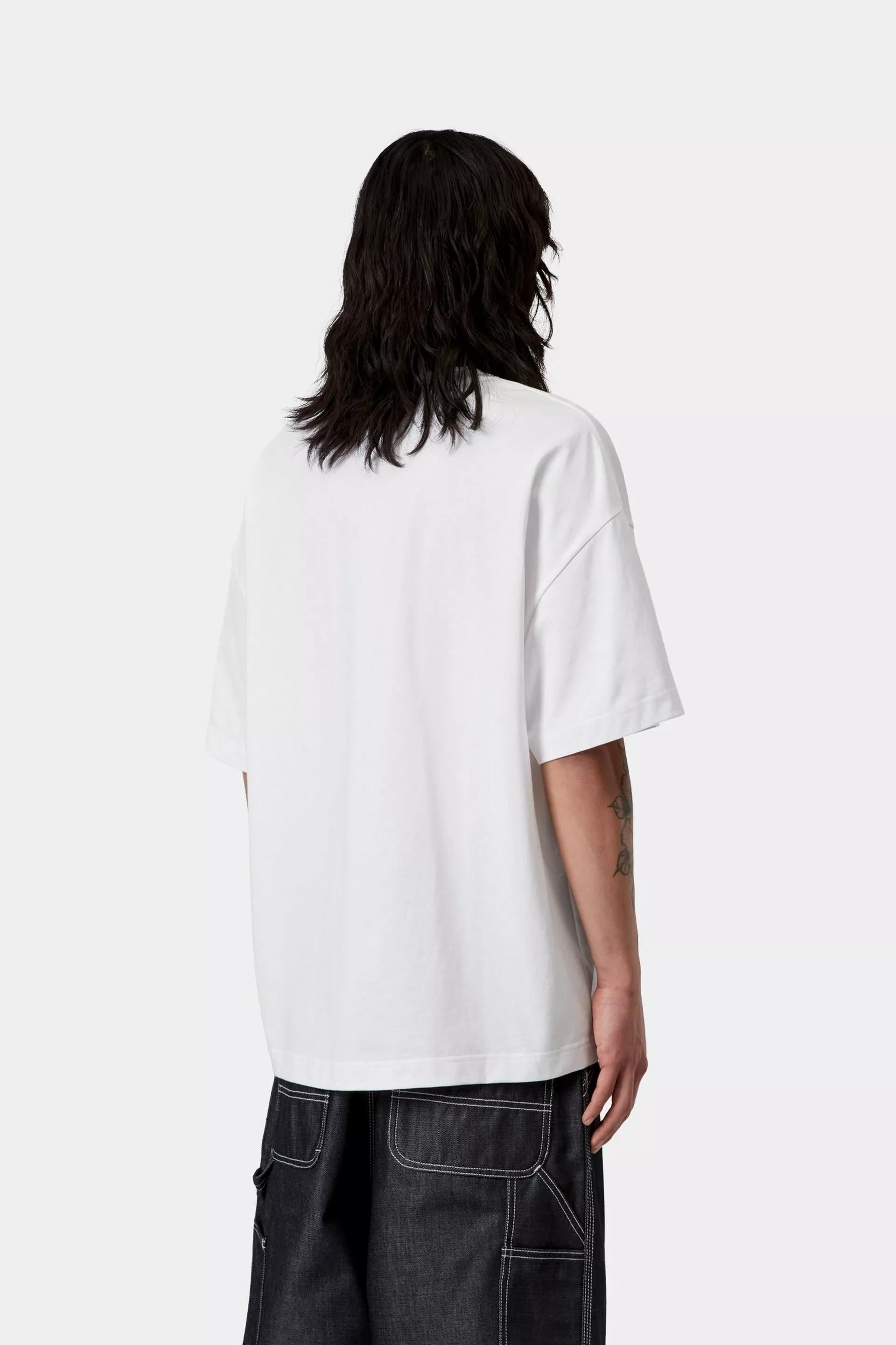 S/S Deconstructed Label T-Shirt I036008 02XX CARHARTT WIP 
