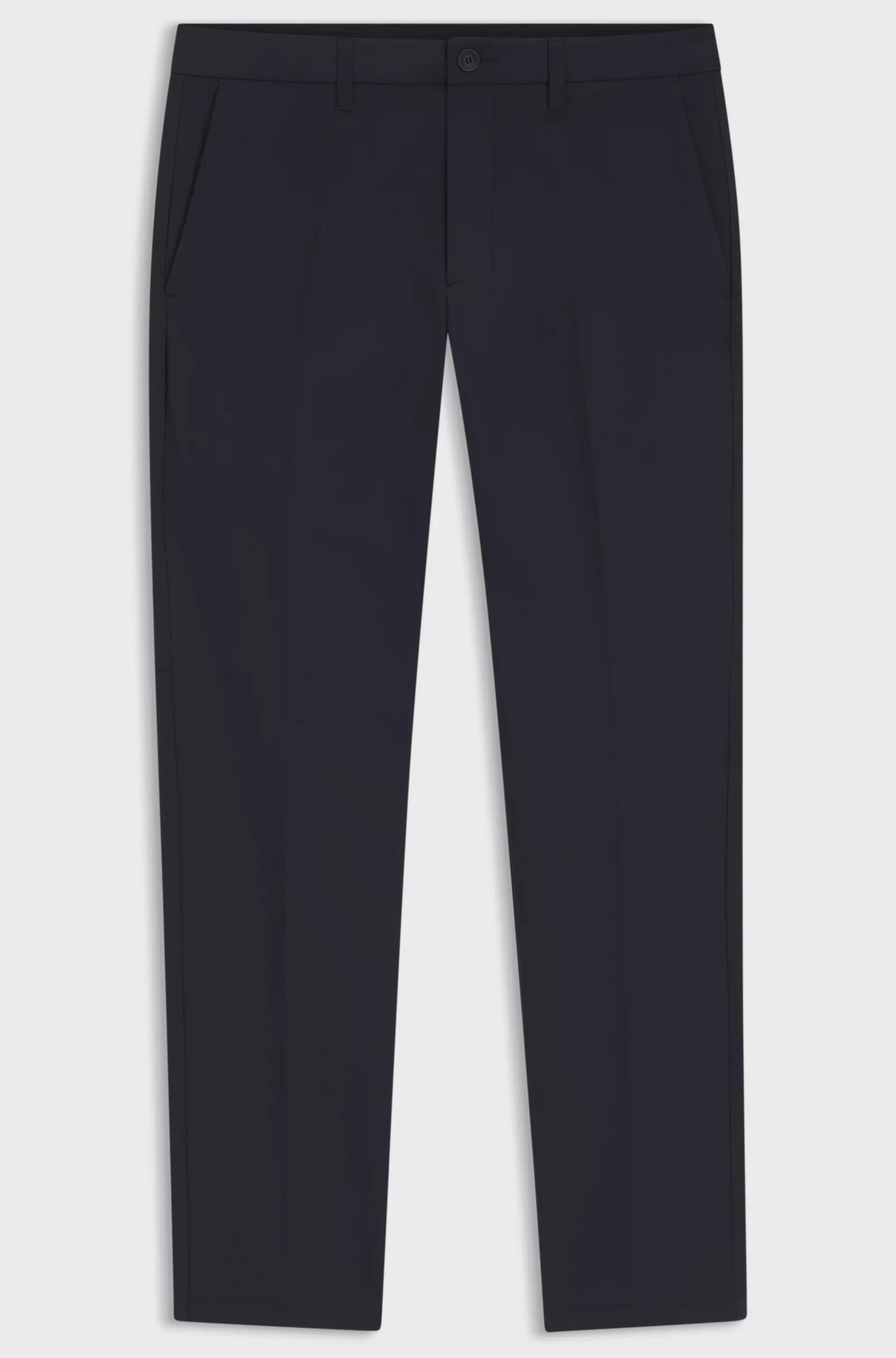 Pantaloni slim fit in tessuto elasticizzato idrorepellente 50534303 402 BOSS 