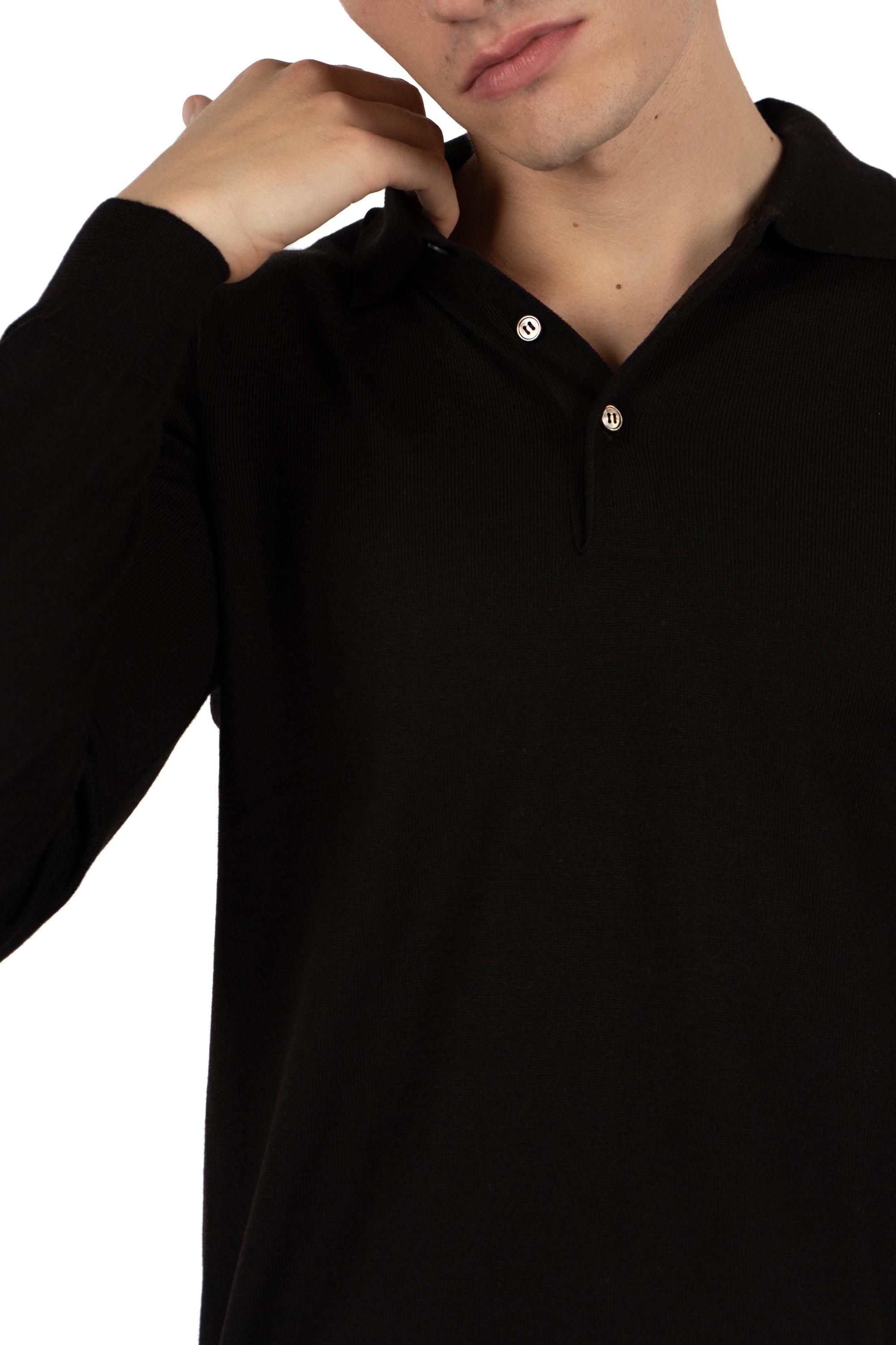 Polo in lana merino 55112/14290 195 GRAN SASSO 