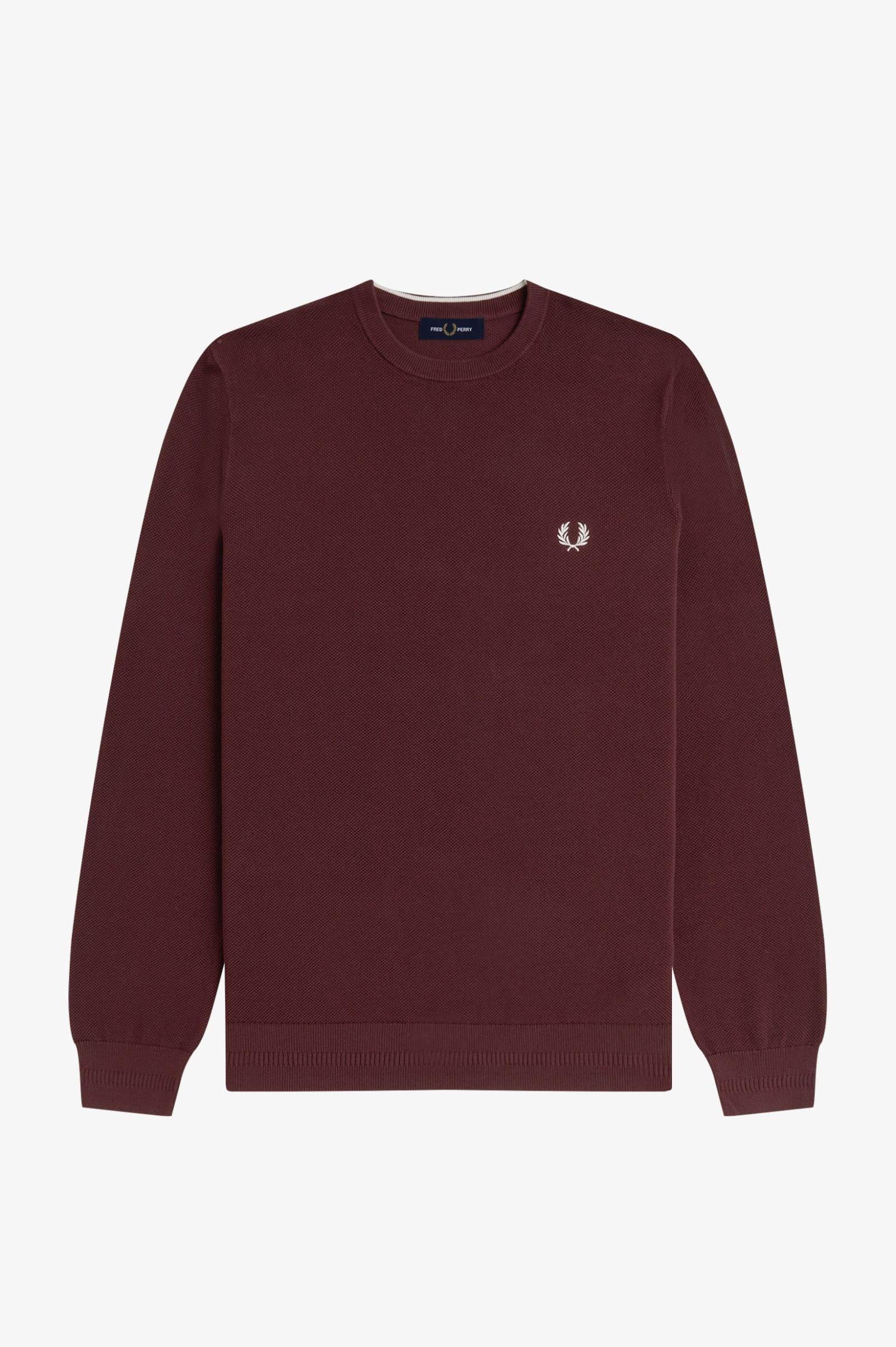 Maglione in piqué K130955 597 FRED PERRY 
