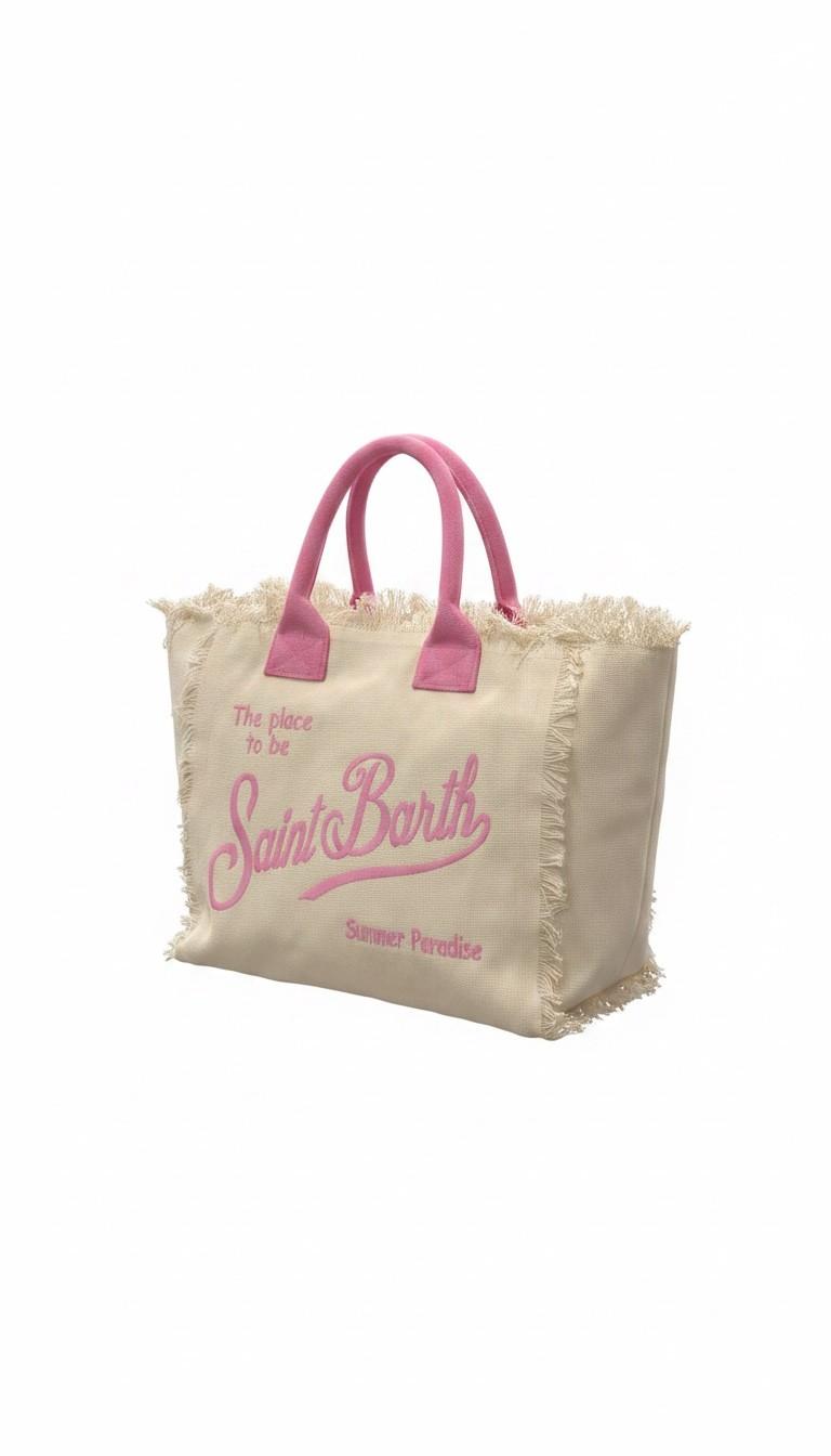 Borsa a spalla Vanity in canvas VANI001 09476L MC2 SAINT BARTH 