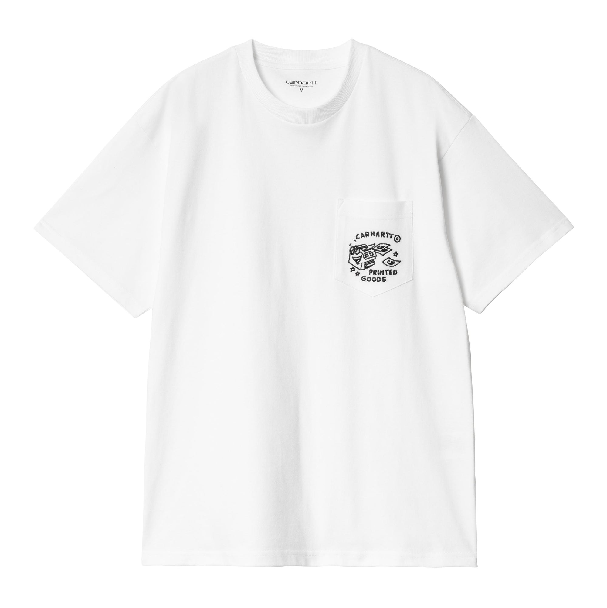 S/S Fragment Pocket T-Shirt bianca I034407 00AXX CARHARTT WIP 