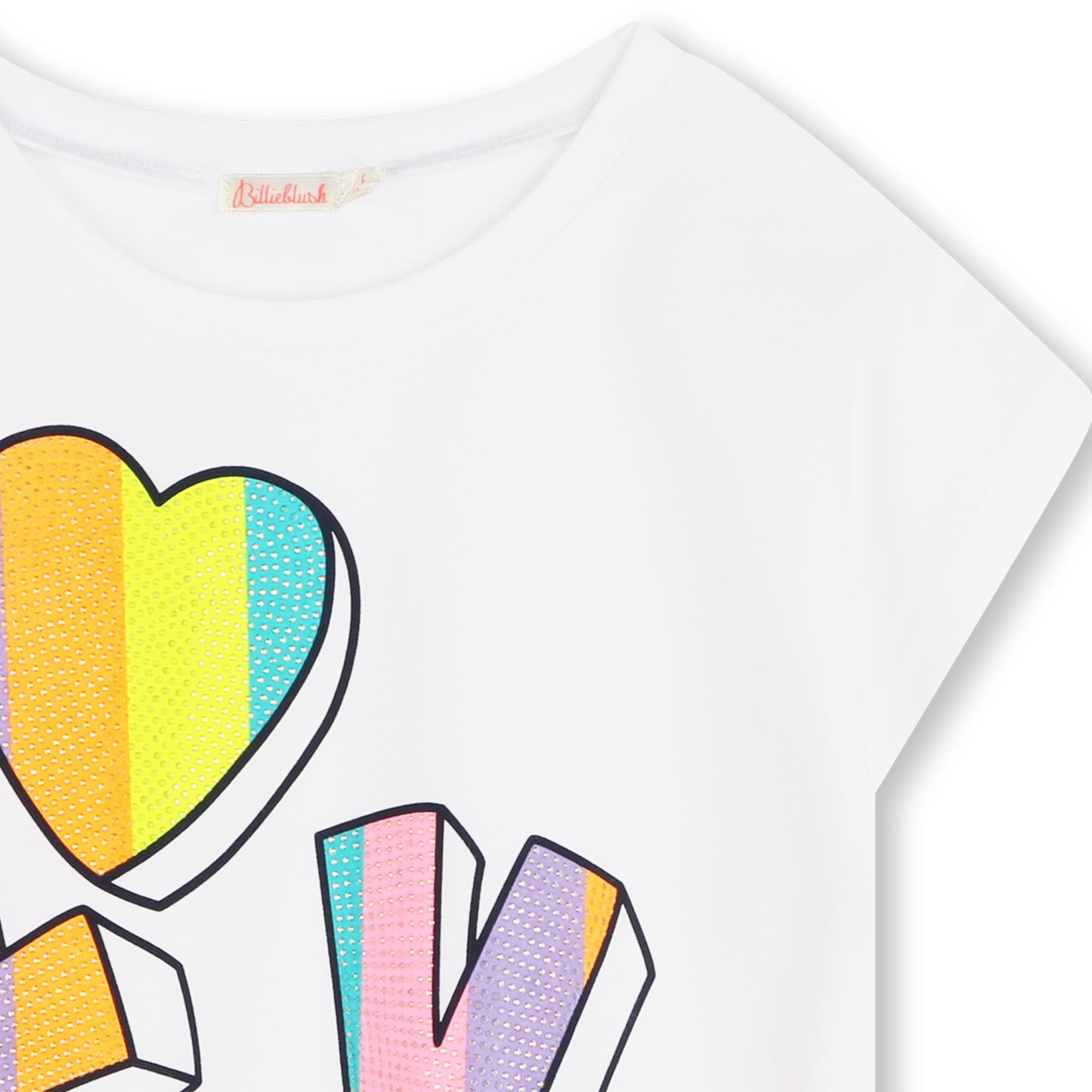 T-shirt stampa LOVE U21036 10P BILLIEBLUSH 