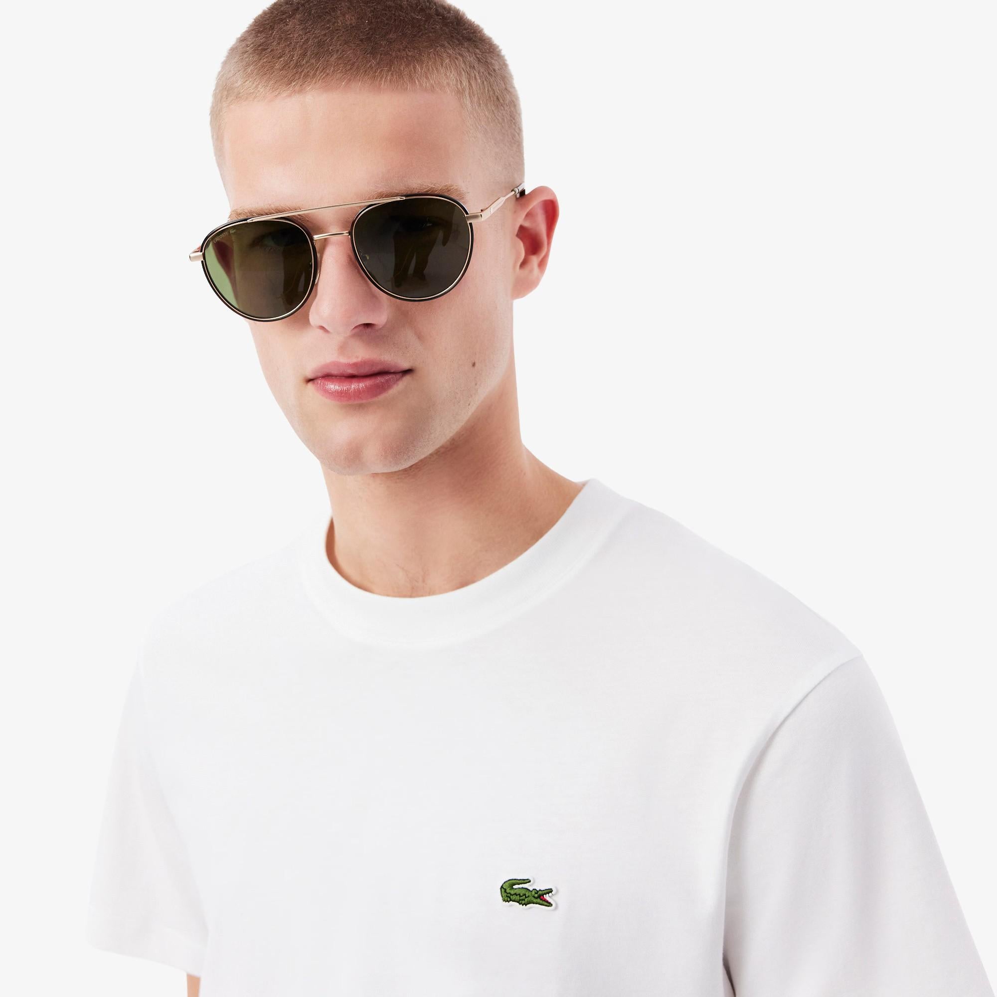 T-shirt in cotone TH7318 001 LACOSTE 