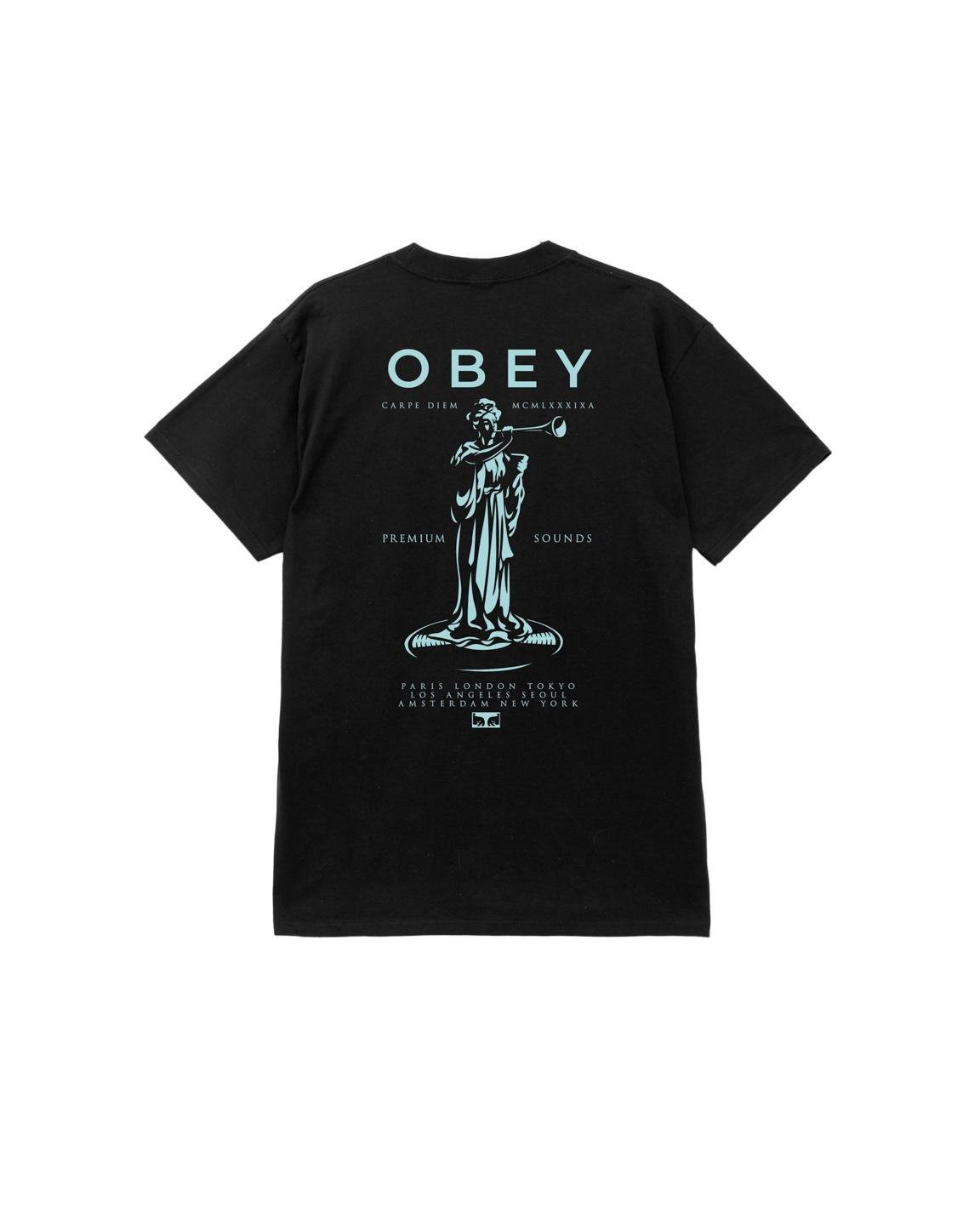 T-shirt girocollo 165264094 BLK OBEY 