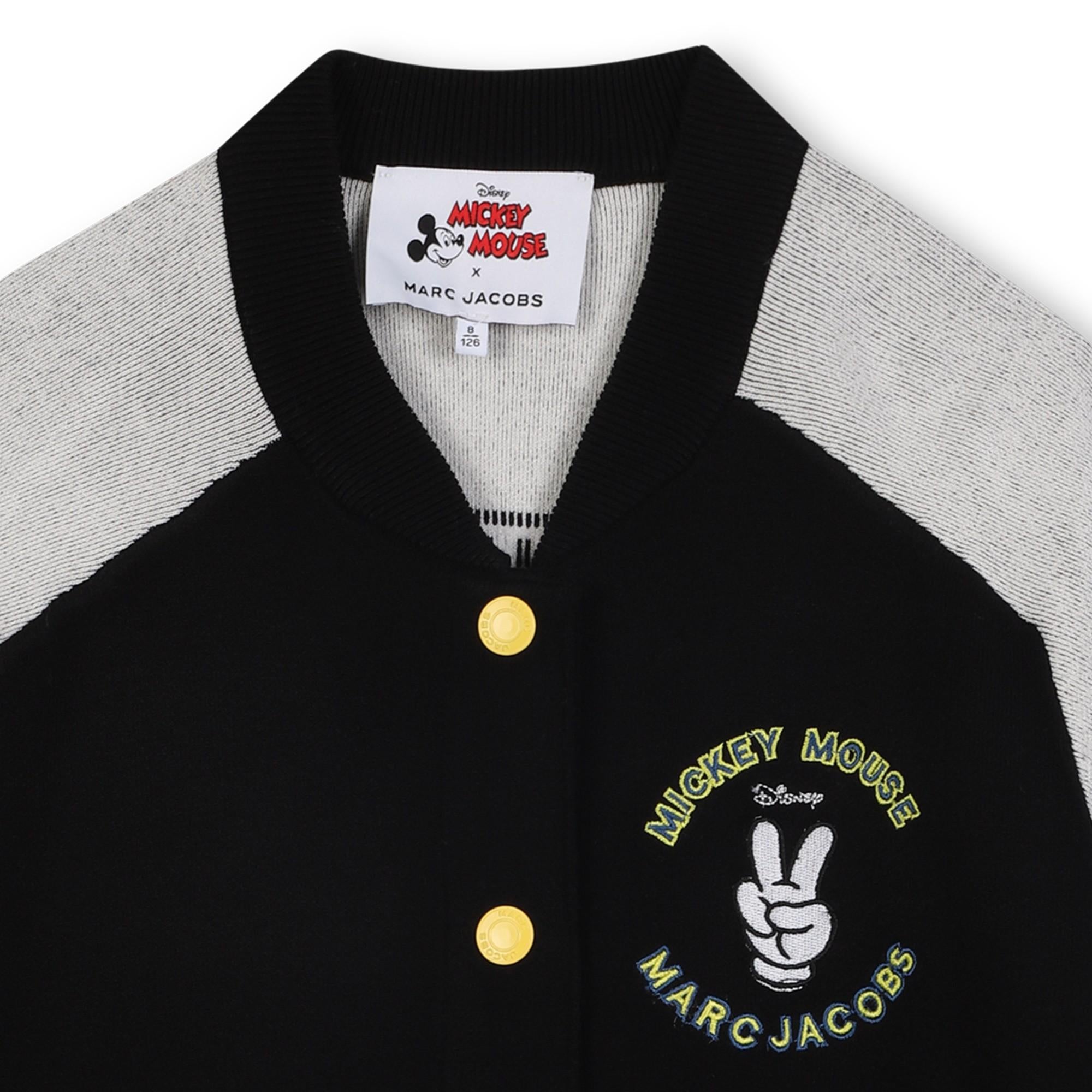 Cardigan con logo Mickey Mouse W60628 09B MARC JACOBS 