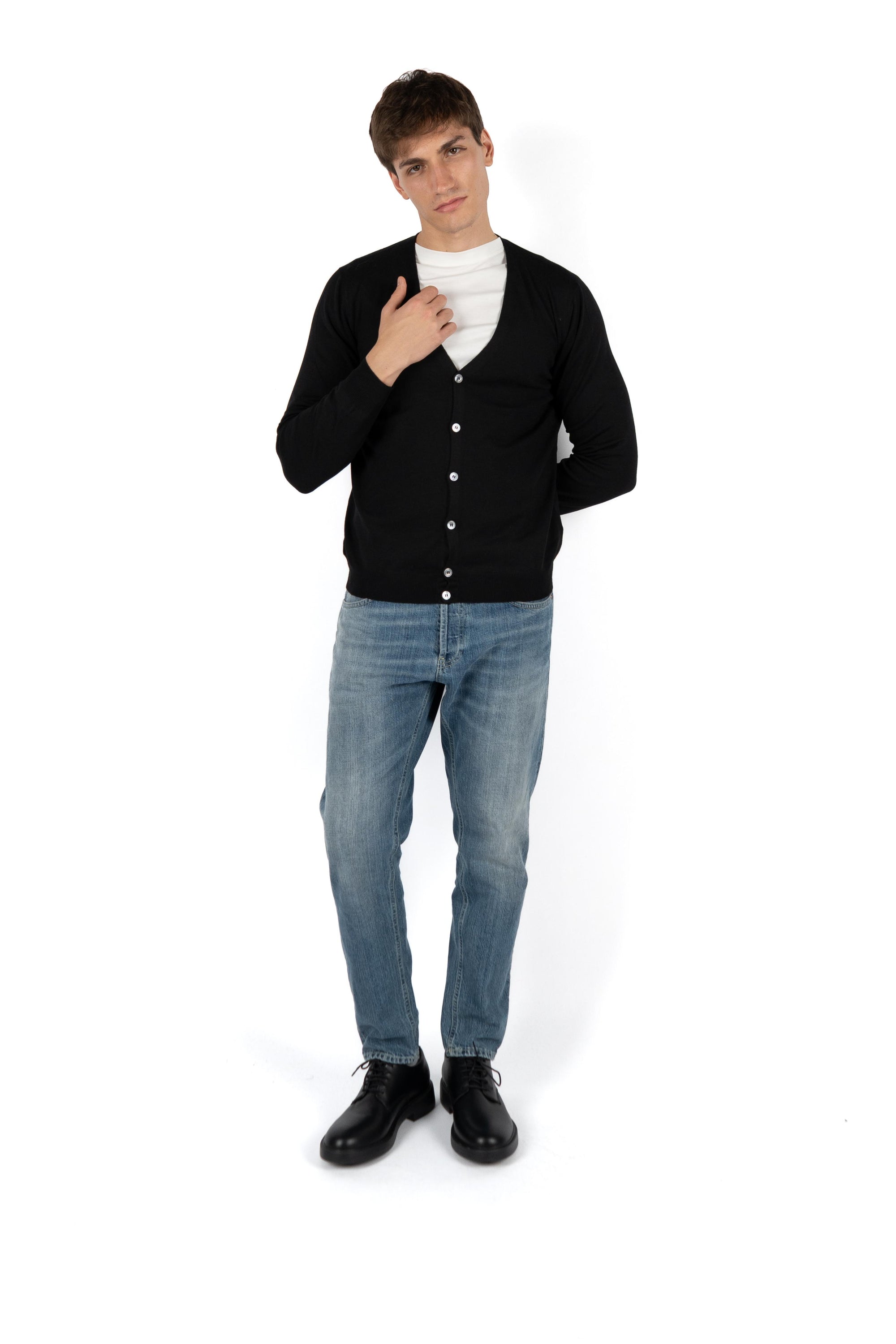 Cardigan in lana 58185/14296 099 GRAN SASSO 