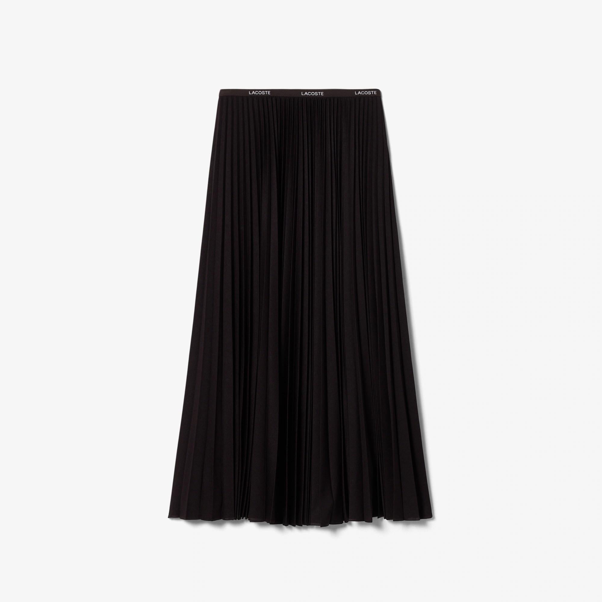 Gonna lunga pieghettata elasticizzata in vita JF1402 3LA LACOSTE 