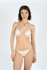 Top bikini a fascia con slip coordinato