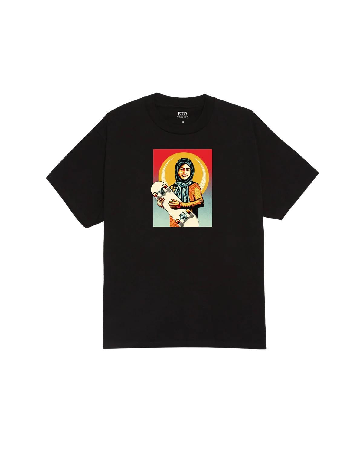 Skateistan / classic t-shirt 165264402 BLK OBEY 
