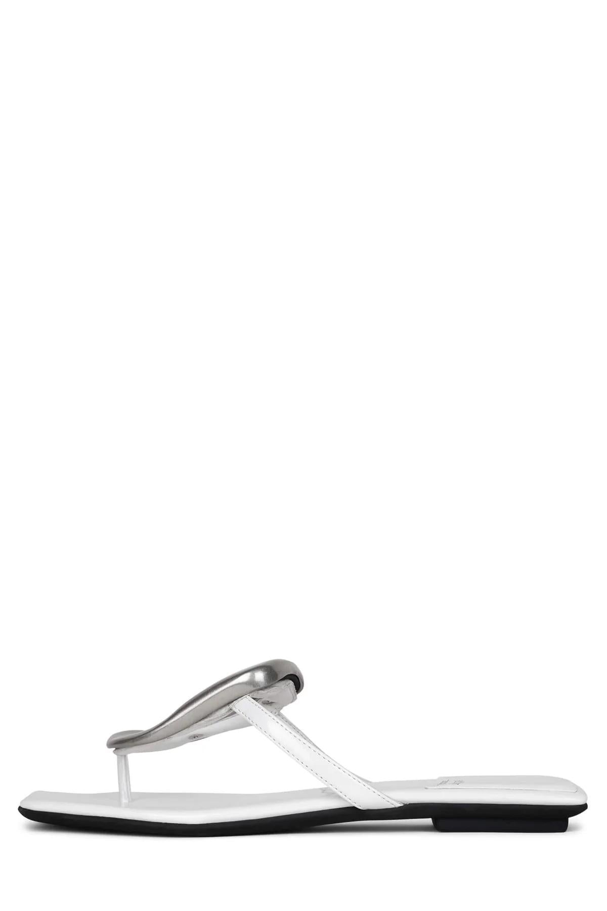 Sandalo basso Linques-2  infradito con decorazioni in metallo JCSJC10451 81 JEFFREY CAMPBELL 