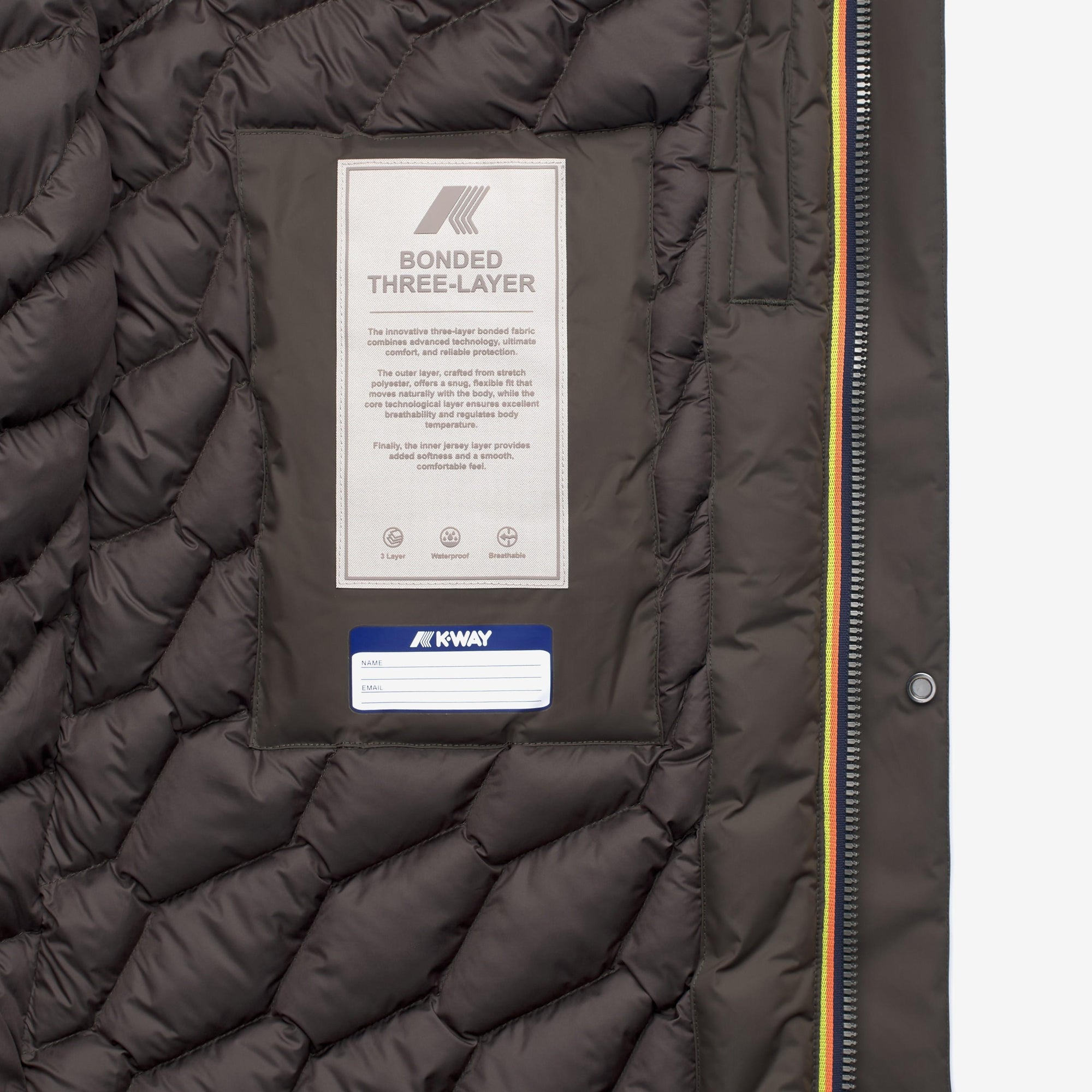 Thomal bonded padded K7136IW B38 K-WAY 