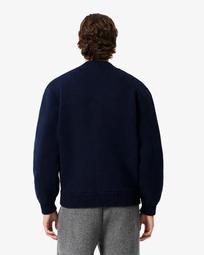 Bomber in lana merinos AH5170 166 LACOSTE 