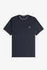 T-shirt con doppia riga