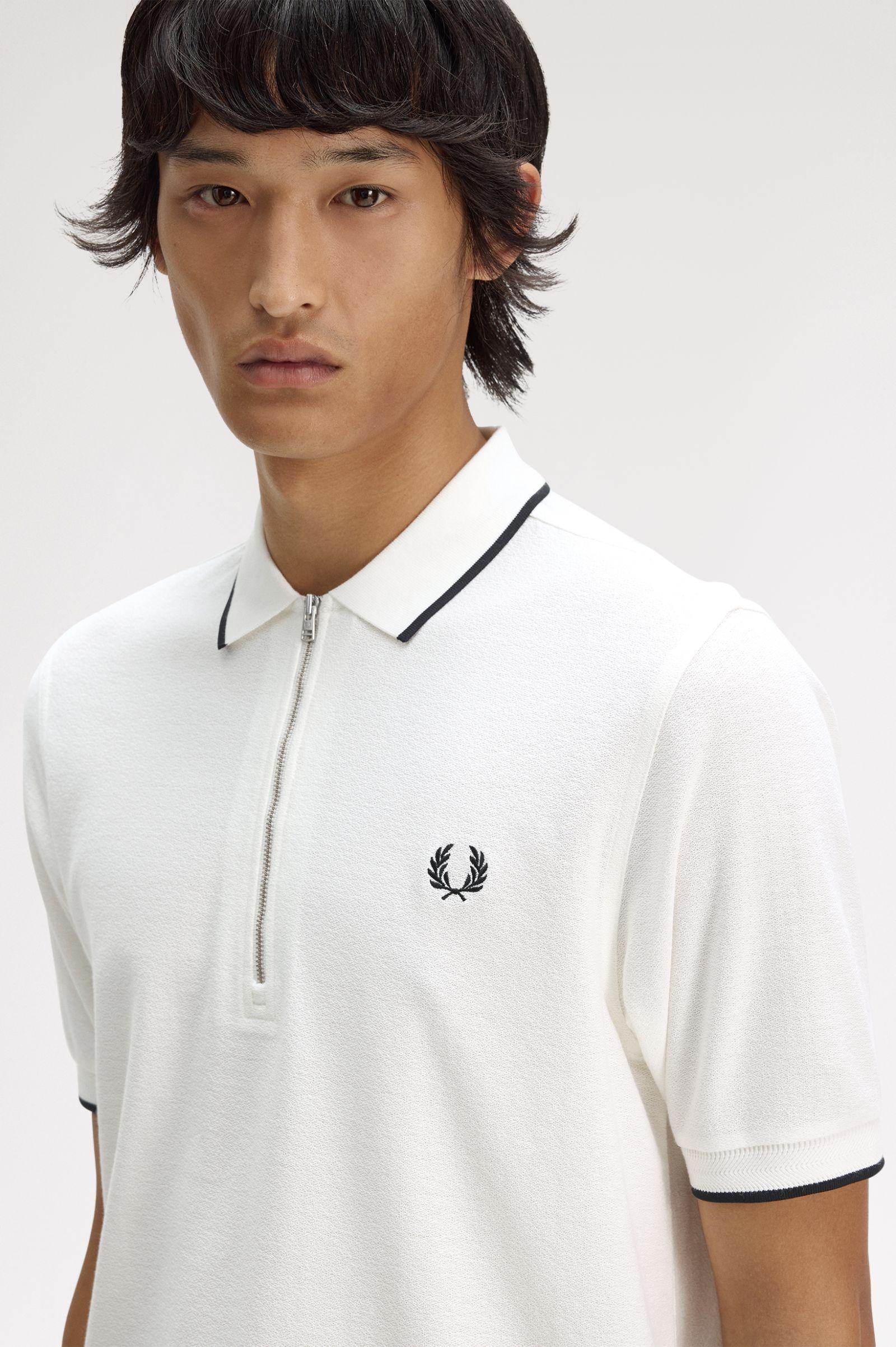 Polo In Piqué Crêpe M248058 129 FRED PERRY 