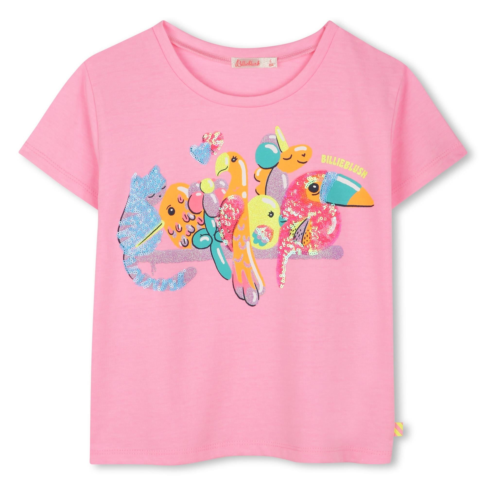 T-shirt con stampa fantasia animali U21058 462 BILLIEBLUSH 