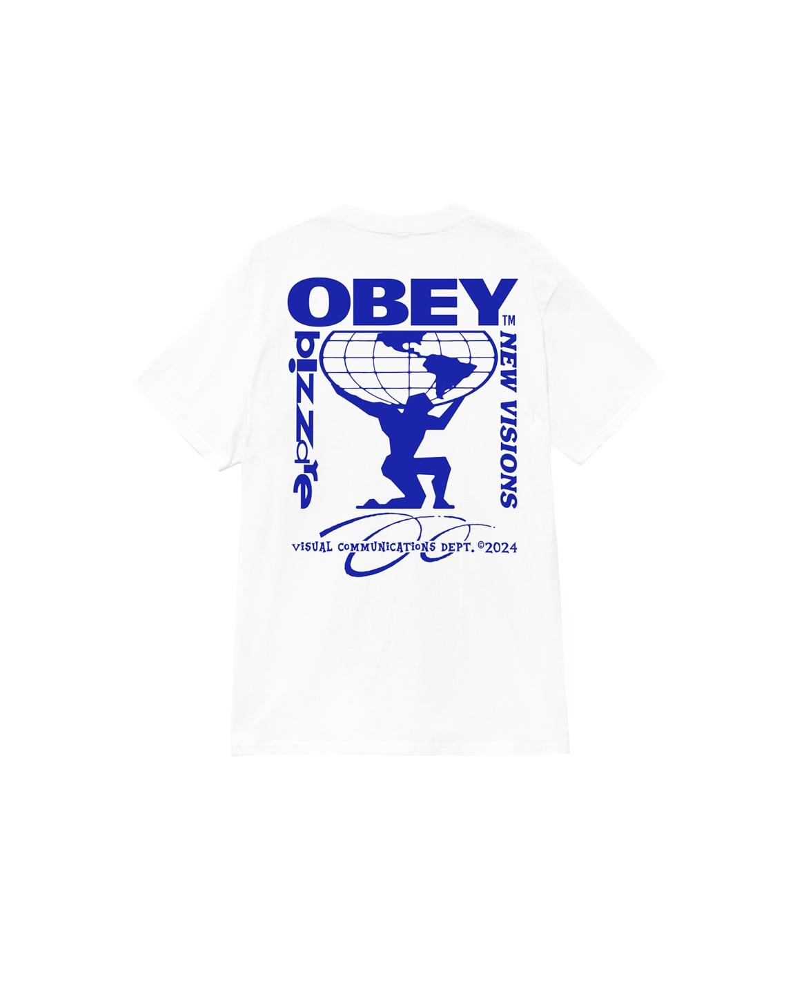 T-shirt girocollo 165264057 WHT OBEY 