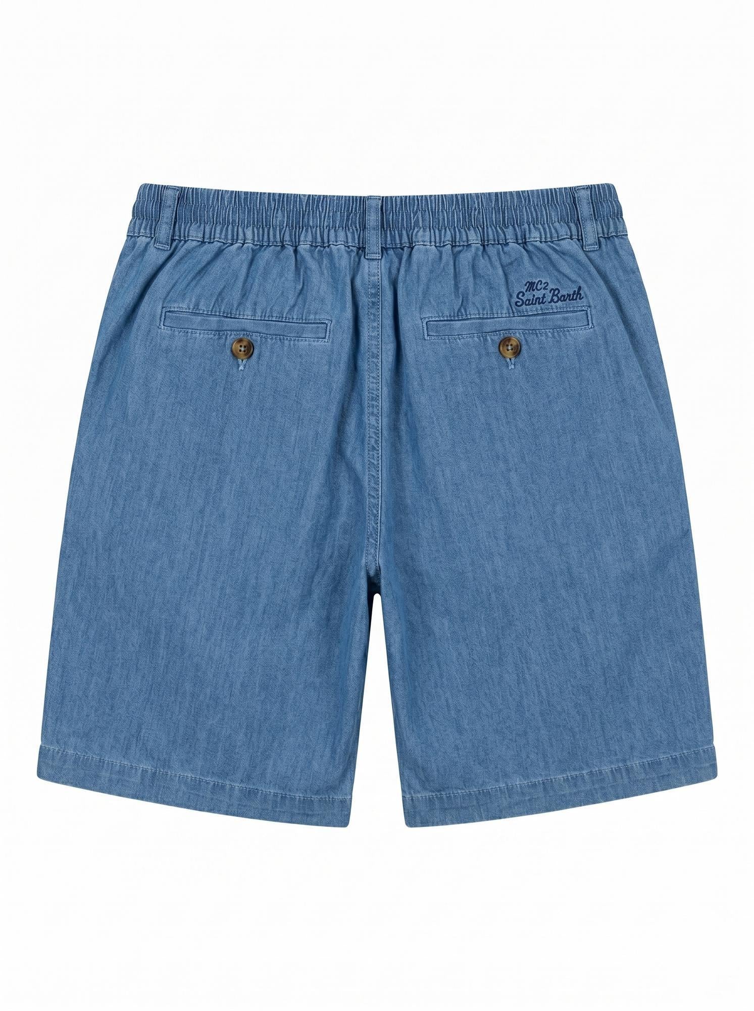 Bermuda Ischia in denim ISC0001 00335L MC2 SAINT BARTH 