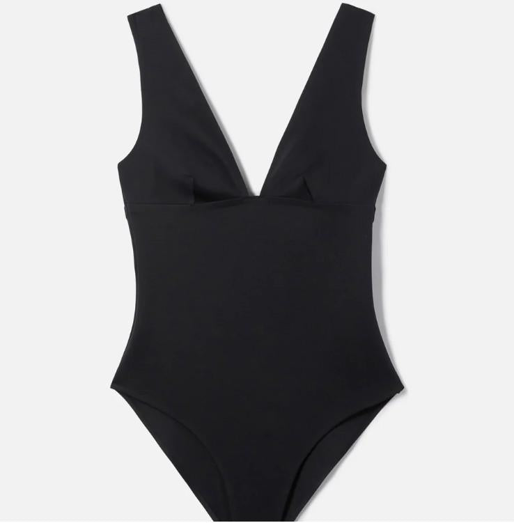 Costume intero Calliope in tessuto tecnico nero CAI001 00017L MC2 SAINT BARTH 