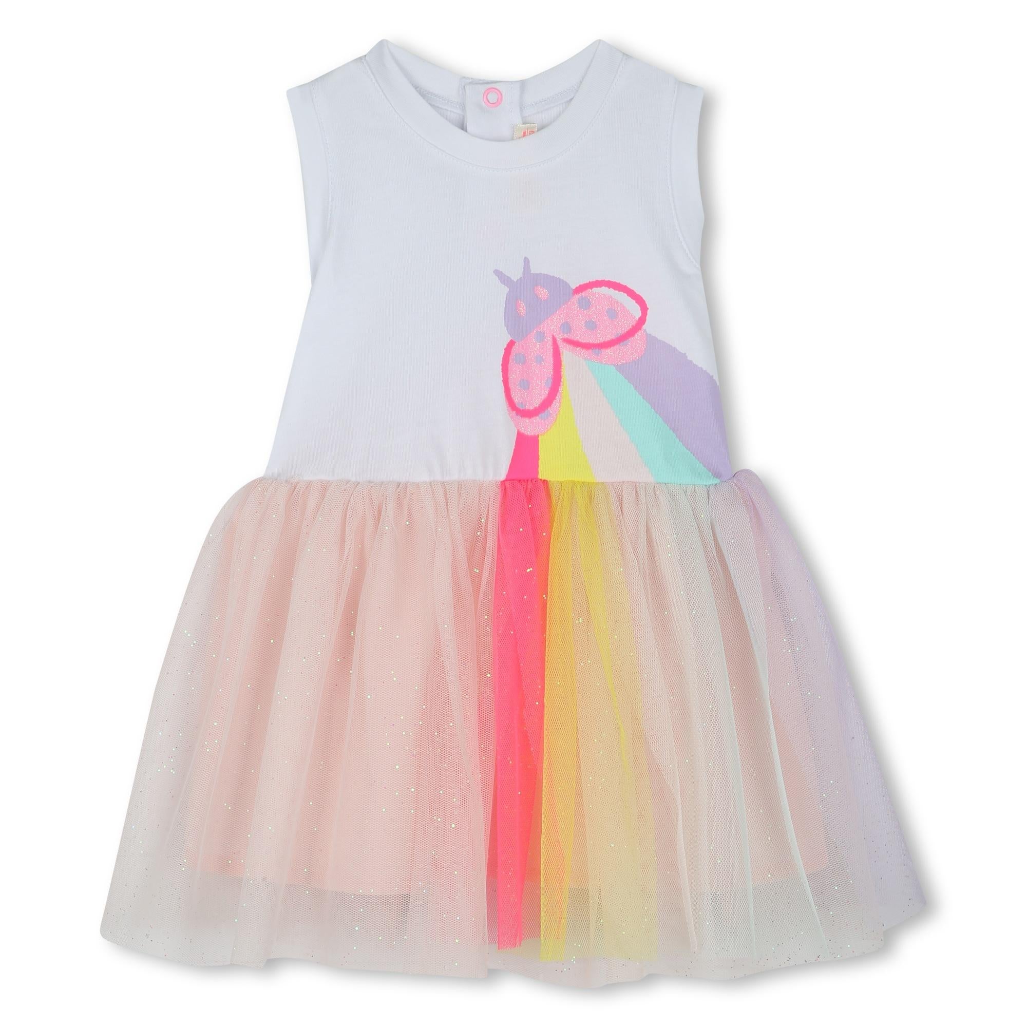 Completo abito con tulle U20817 N34 BILLIEBLUSH 