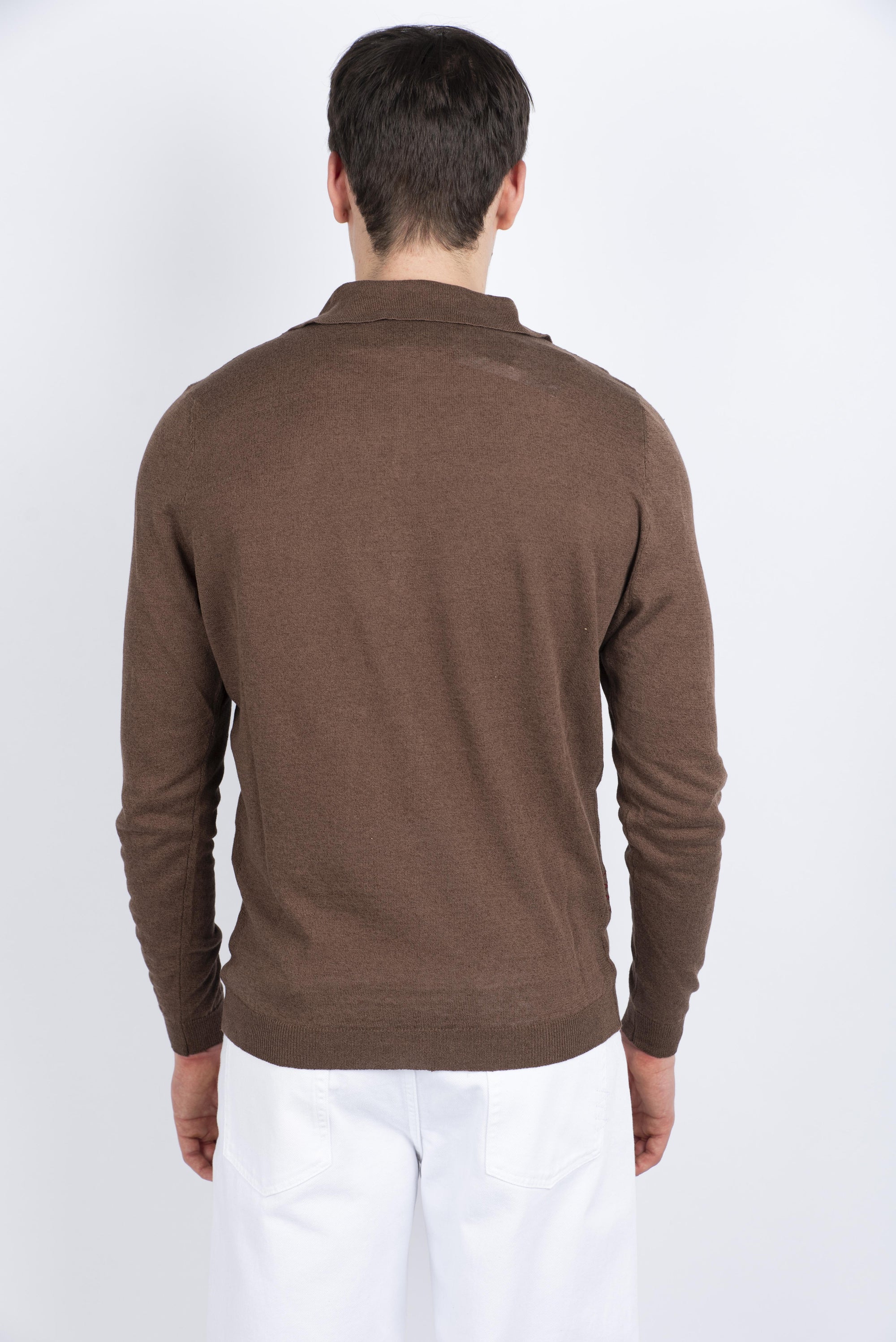 Cardigan cacao Amaranto Uomo B9D0026 DU64M AMARANTO 