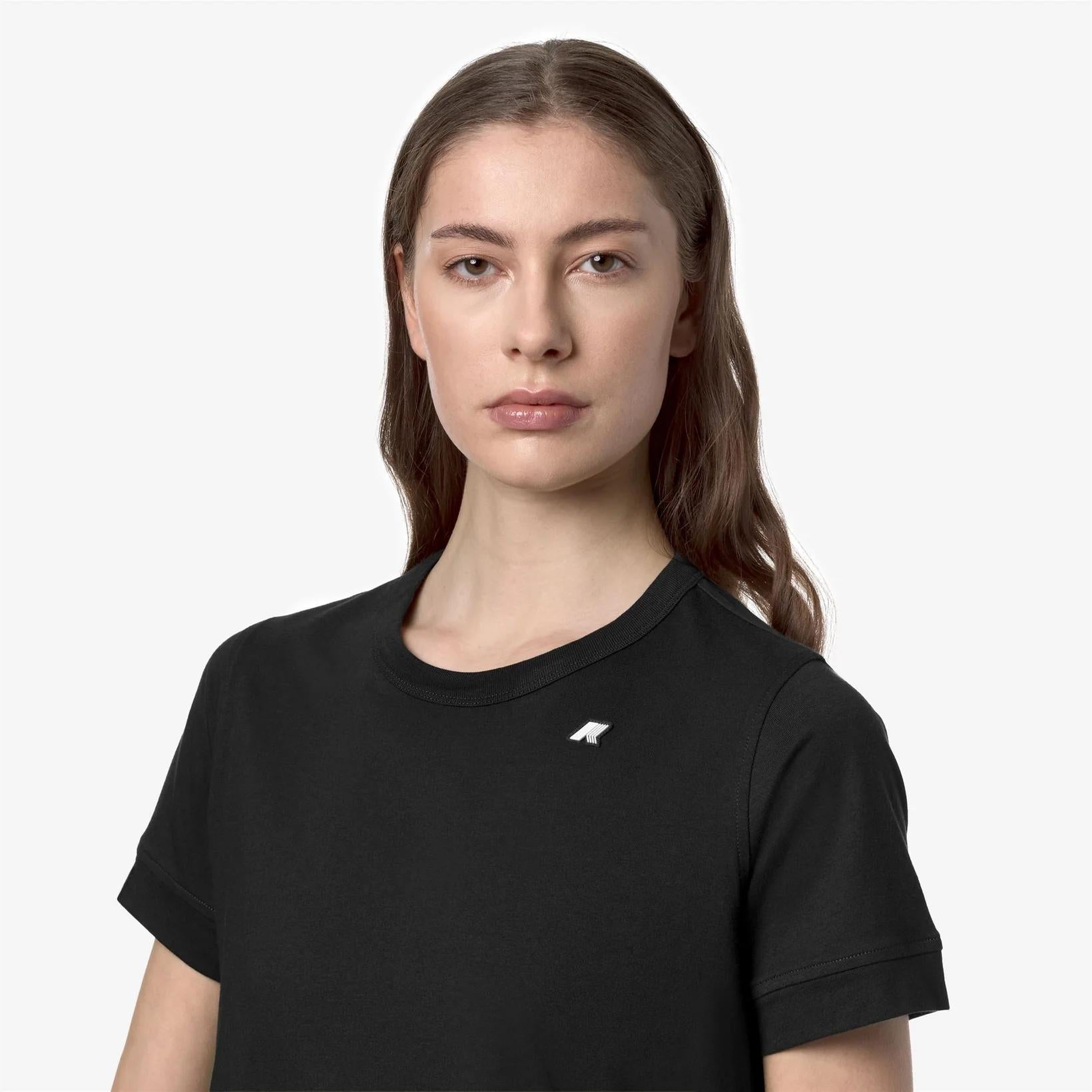 T-shirt Emel Jersey donna nero K2122UW USY K-WAY 