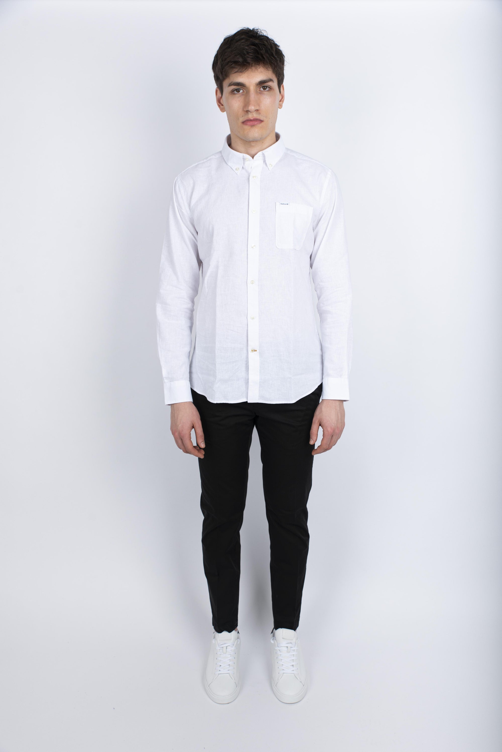 Camicia sartoriale Nelson bianco Barbour MSH5090 WH11 BARBOUR 