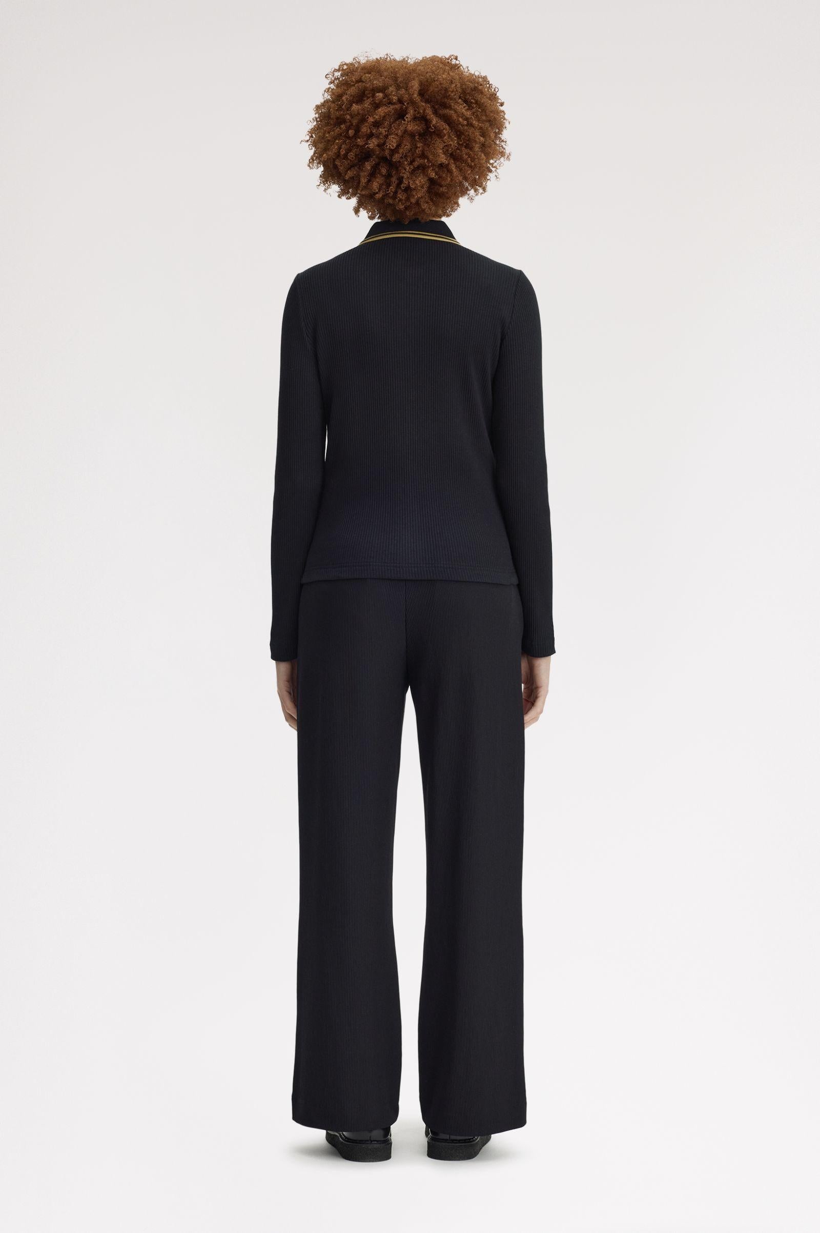 Pantaloni in tricot a coste T210757 102 FRED PERRY 