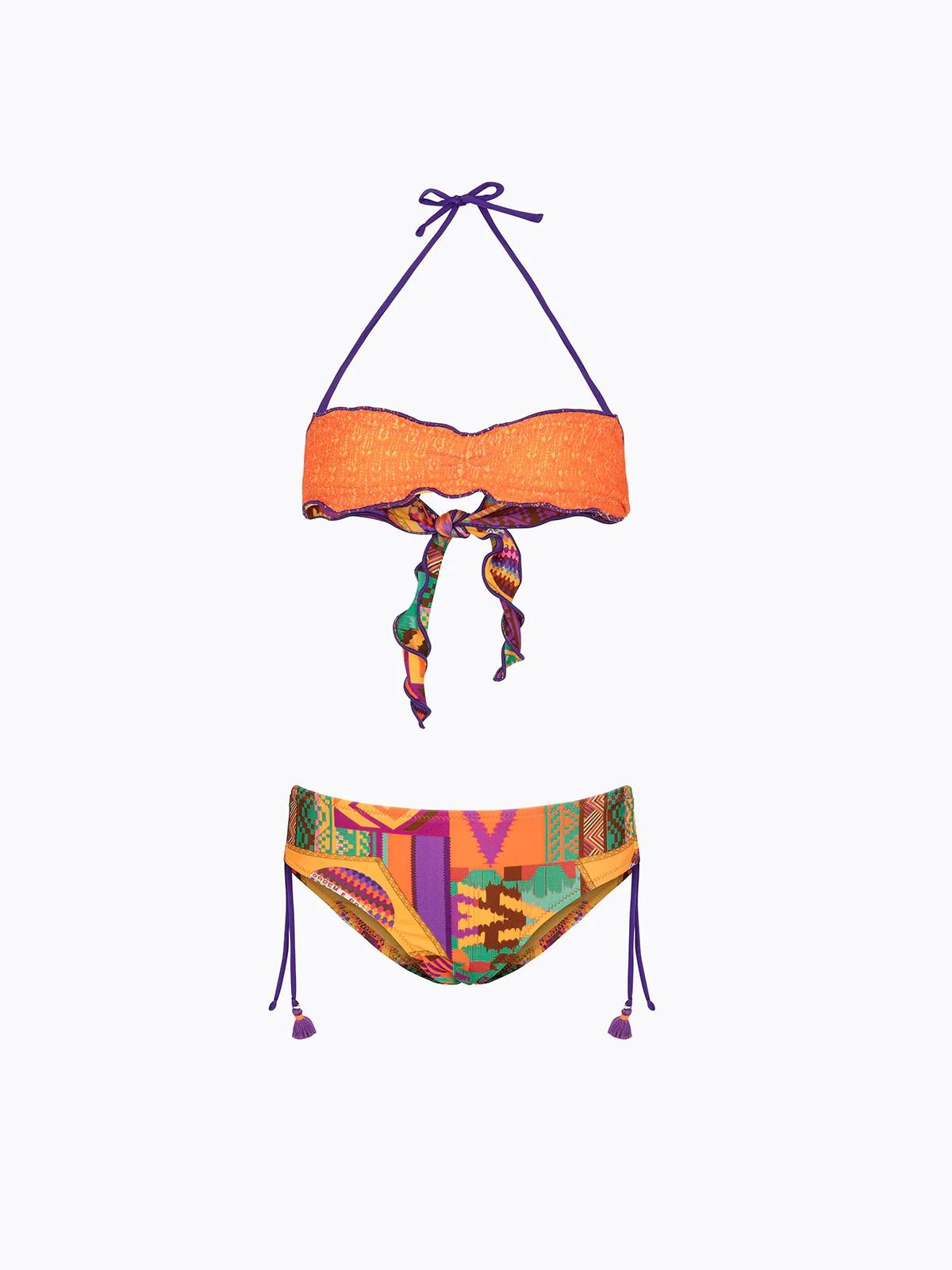 Bikini Bambina F**K Fascia con Slip Fisso Fantasia FJ26SG0201X 11 F**K 