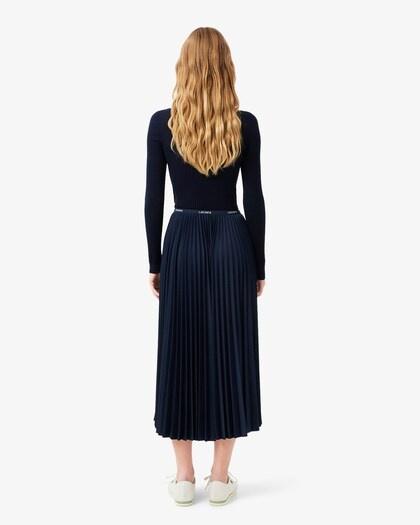 Gonna lunga a pieghe JF1402 166 LACOSTE 