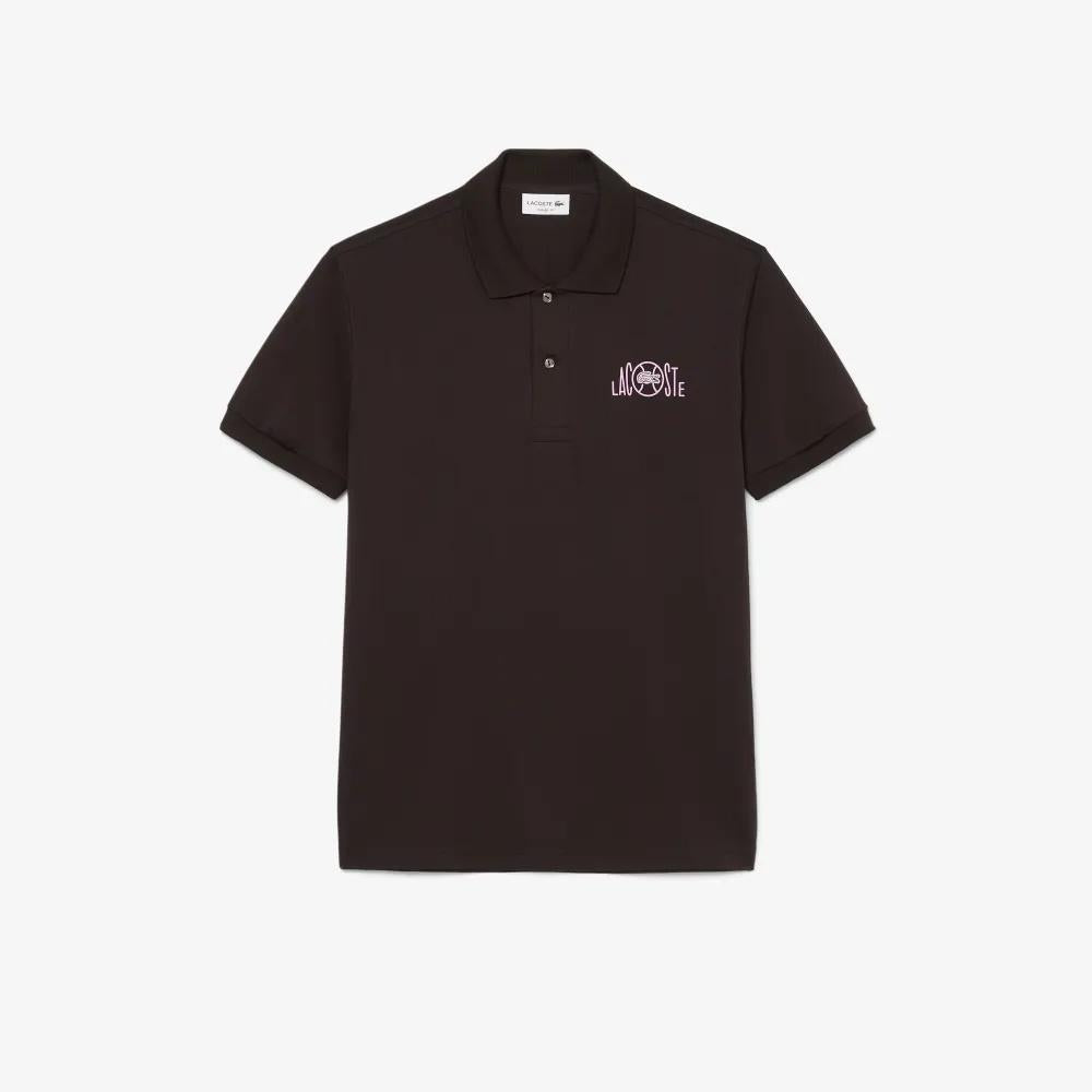 Polo classic fit con marchio grafico PH2080 3LA LACOSTE 