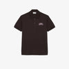 Polo classic fit con marchio grafico