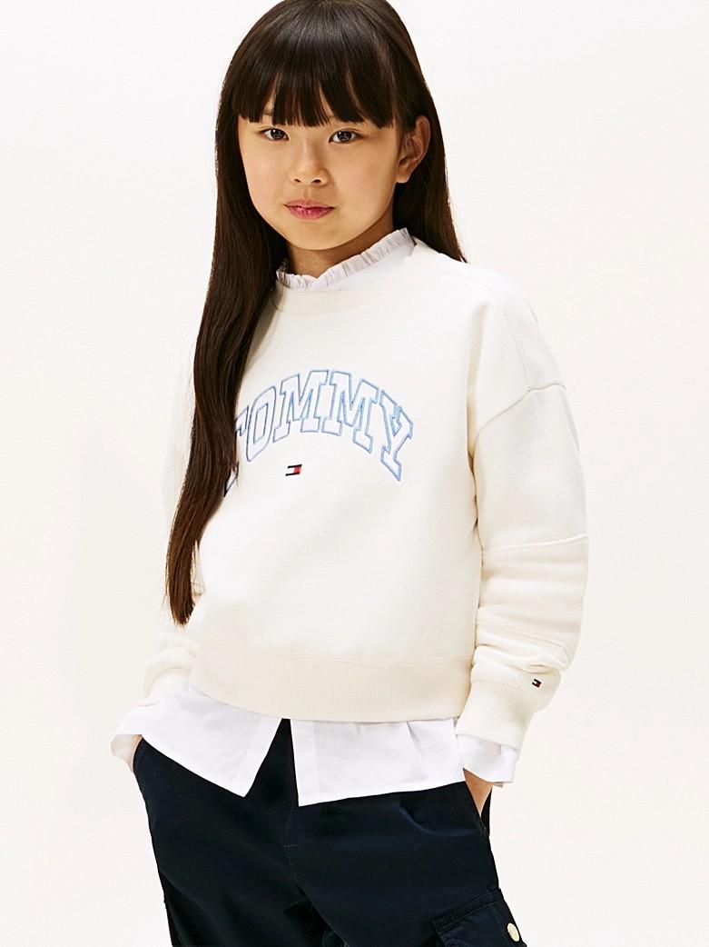 Felpa Varsity relaxed fit con applique KG0KG08785T YA8 TOMMY HILFIGER 