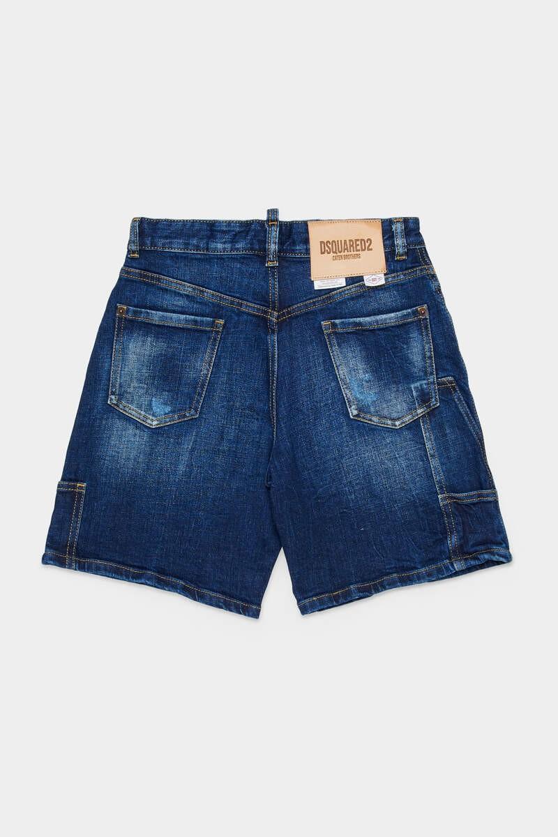 Shorts in denim blu scuro DQ3212D0AFS DQ01 DSQUARED2 
