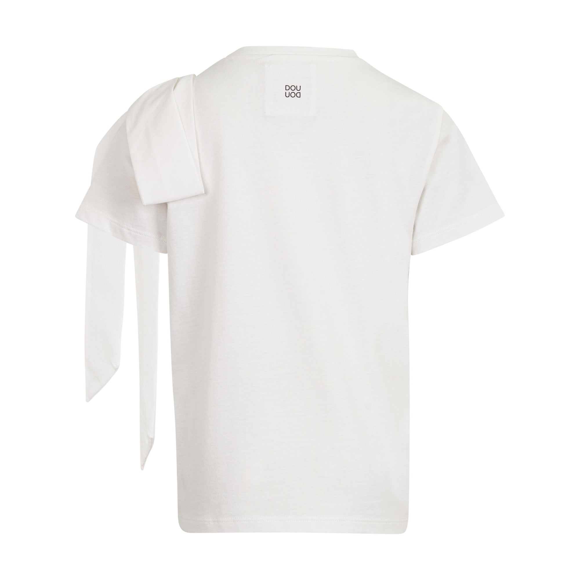 T-shirt con fiocco DW8A41 103A DOUUOD 
