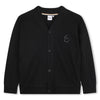Cardigan con logo